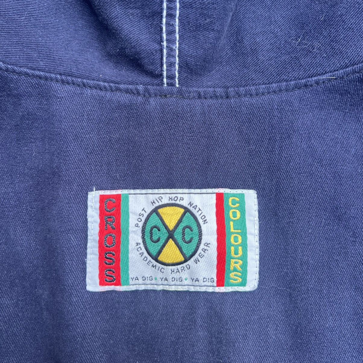 Cross Colours × Vintage Vintage 90s Cross Colours Hiphop Raptees Hoodie Canvas Size US XXL / EU 58 / 5 - 9 Thumbnail