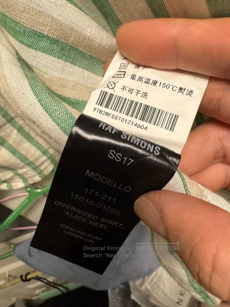 Raf Simons Raf Simons Ss17 shirt Size US S / EU 44-46 / 1 - 4 Thumbnail