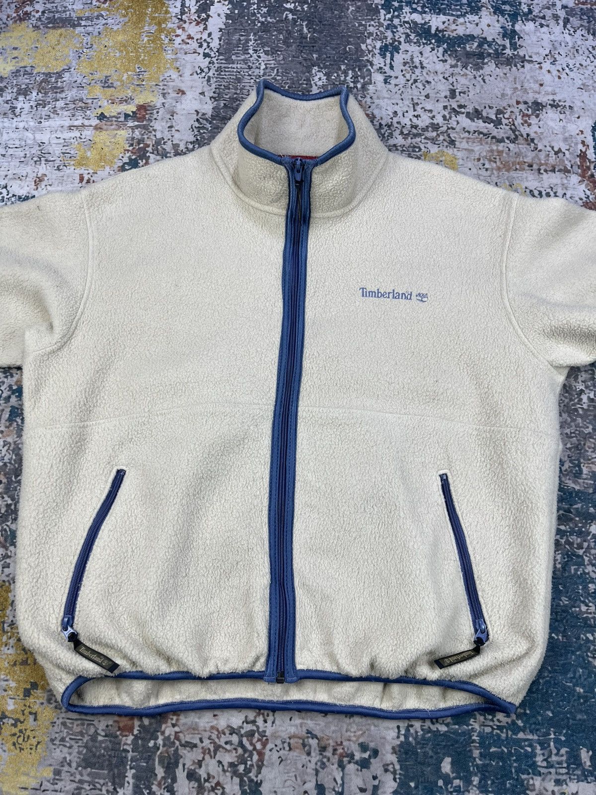 Timberland Vtg USA Timberland Weathergear Fleece Zipper Jacket Size US M / EU 48-50 / 2 - 2 Thumbnail