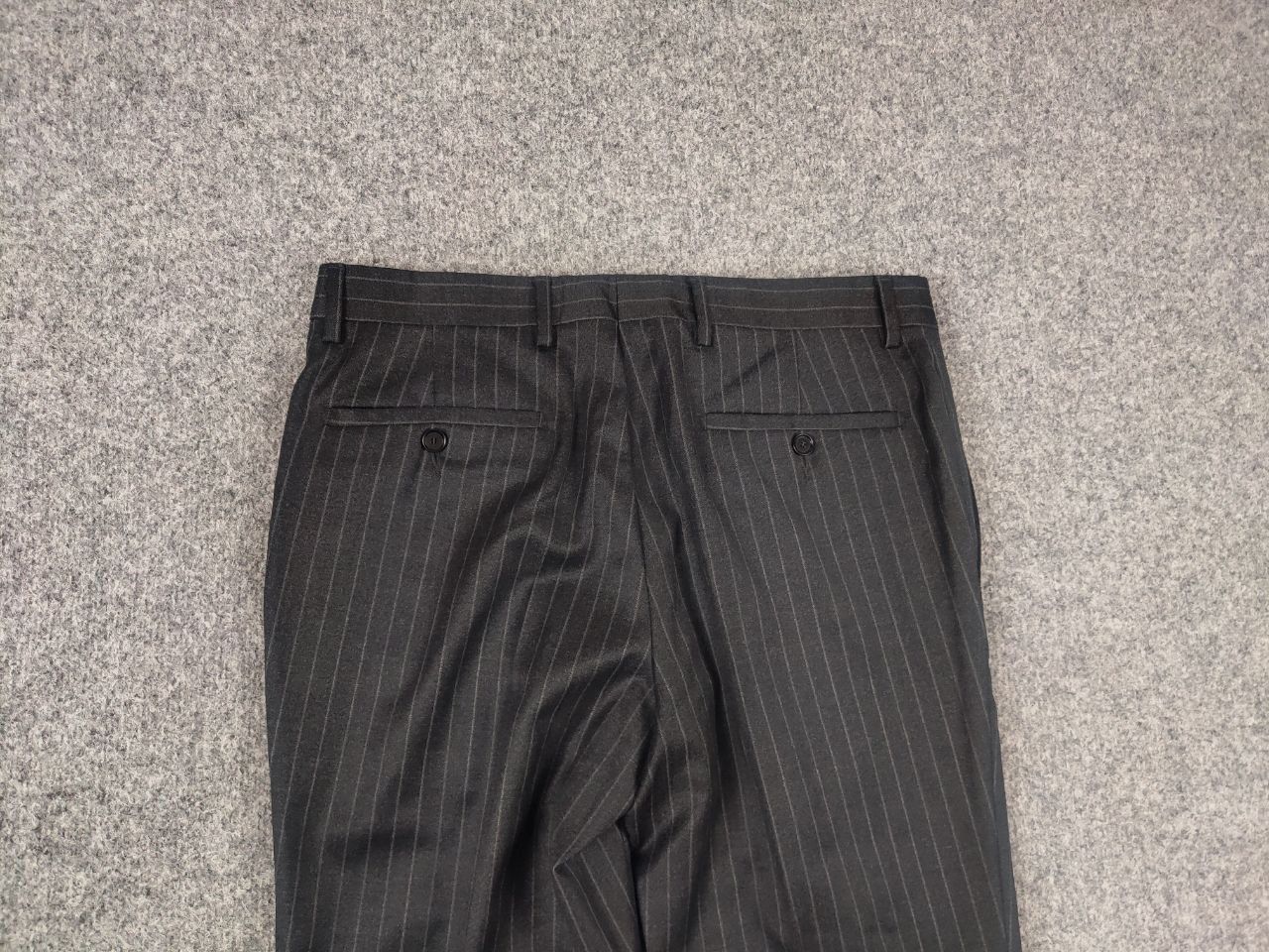 Paoloni Paoloni Quarantotto Reda Striped Unlined Blazer Pants Suit Size 48R - 14 Thumbnail