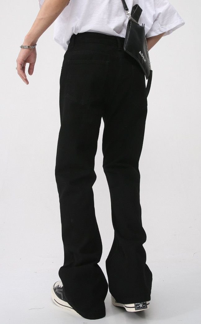 Japanese Brand × Jean Vintage washed distressed bootcut straight jeans Size US 32 / EU 48 - 4 Thumbnail
