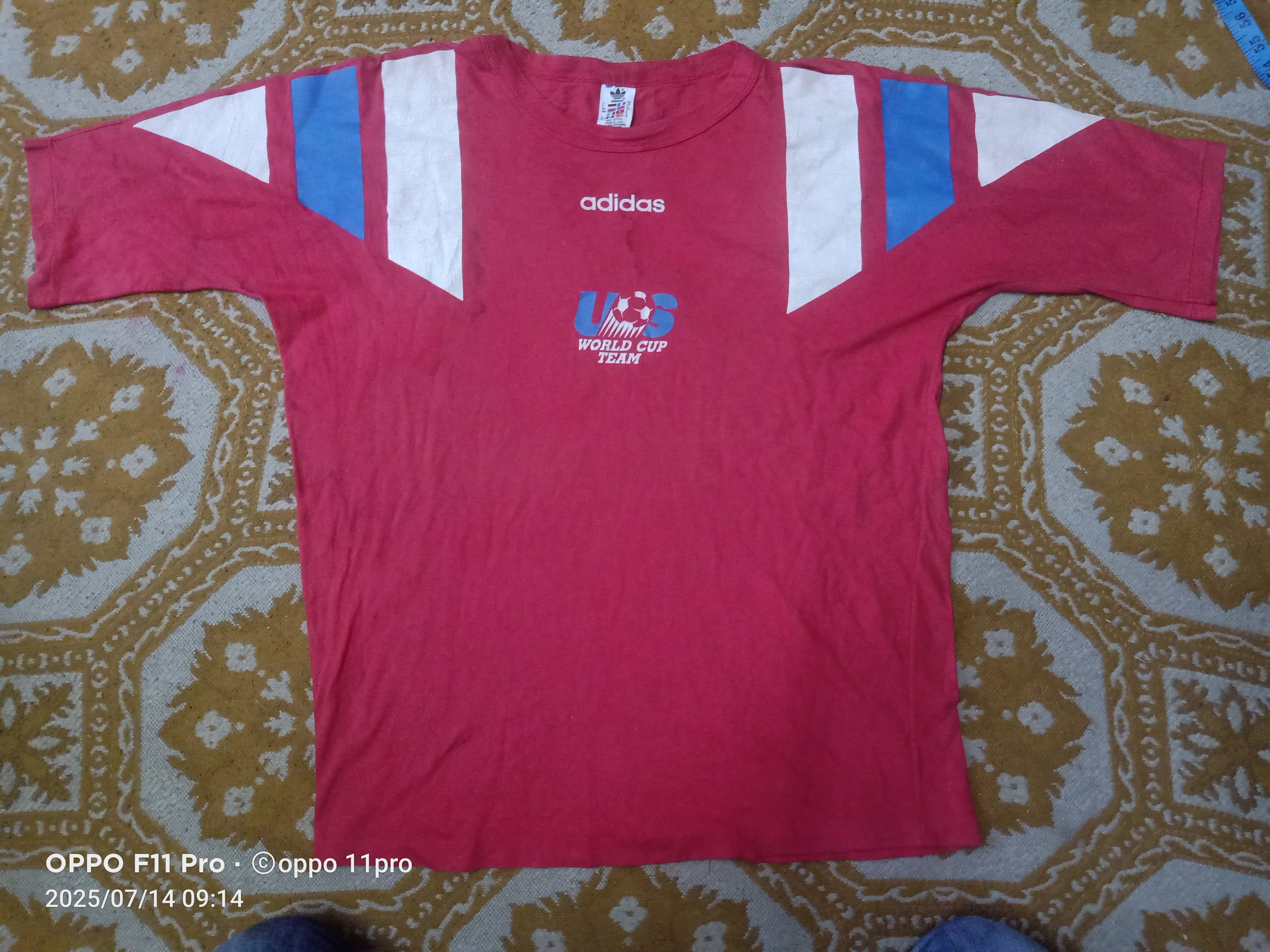 Adidas 🌟Vintage 90s Adidas Ranglan Would Cup Team 🌟 Size US M / EU 48-50 / 2 - 12 Thumbnail