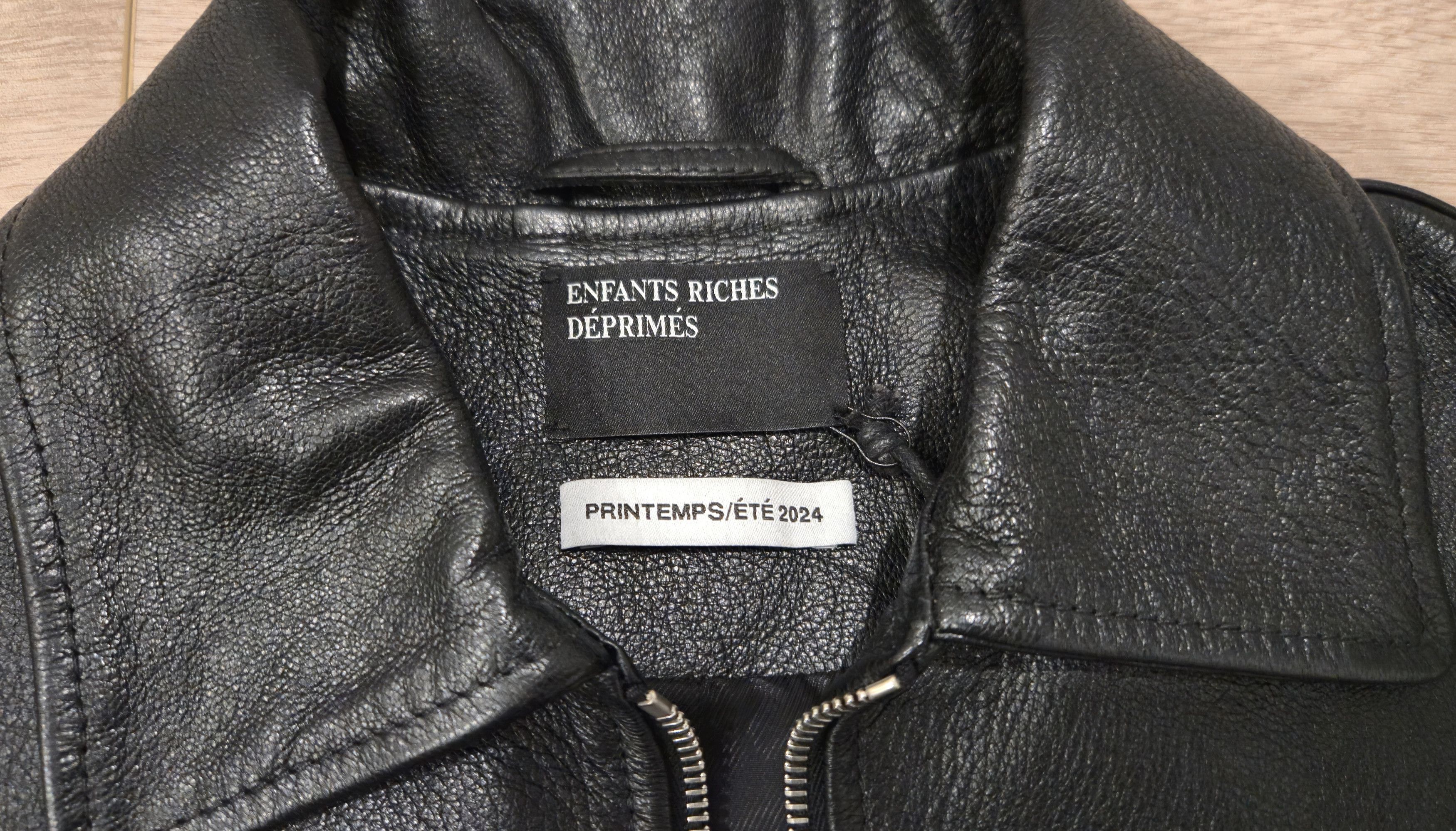 Enfants Riches Deprimes ERD Two-Tone Burgundy Studded Western Jacket Size US S / EU 44-46 / 1 - 3 Thumbnail