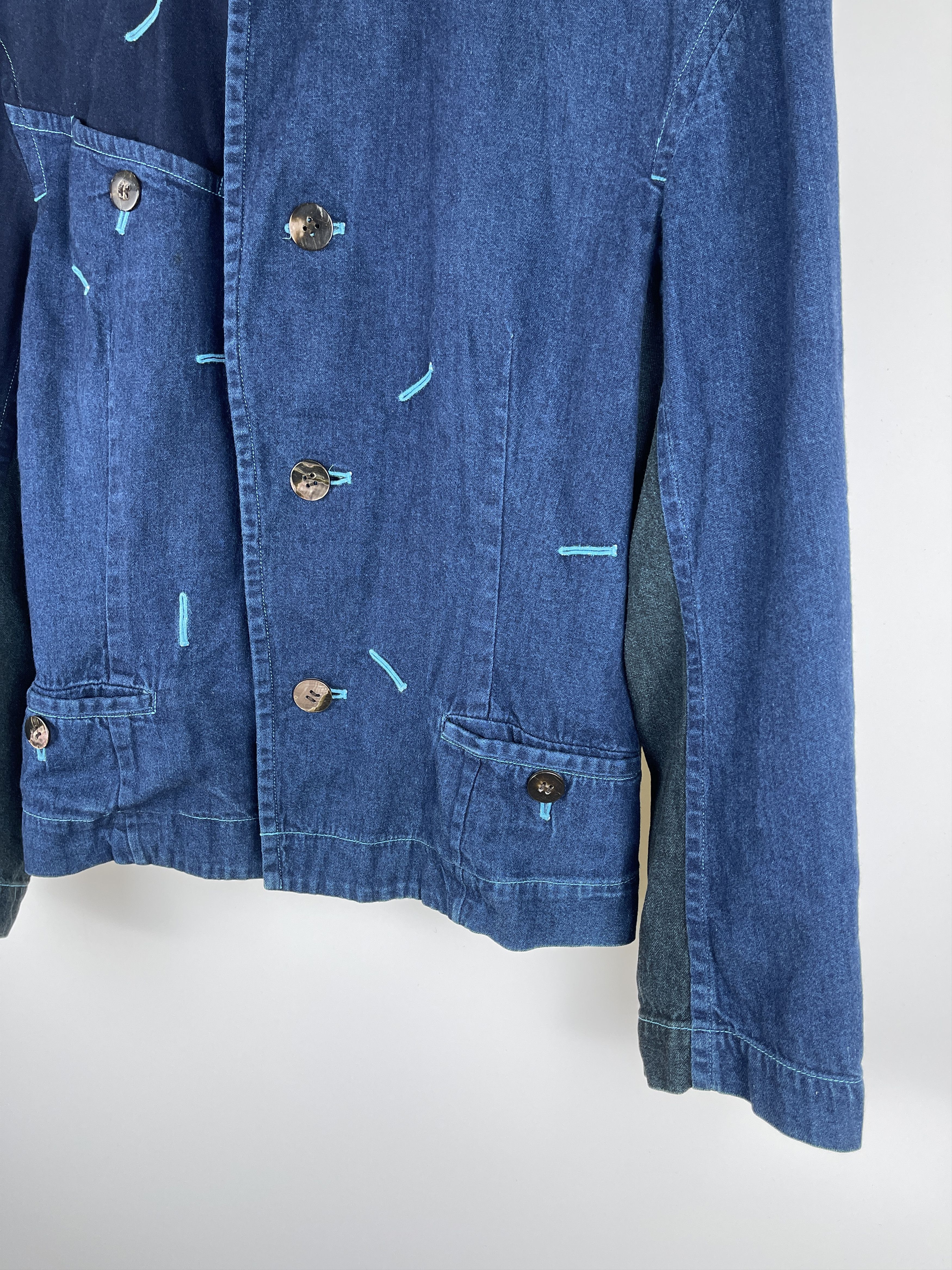 Issey Miyake Issey Miyake A/W1993 Chambre Denim Jacket Size US M / EU 48-50 / 2 - 8 Thumbnail