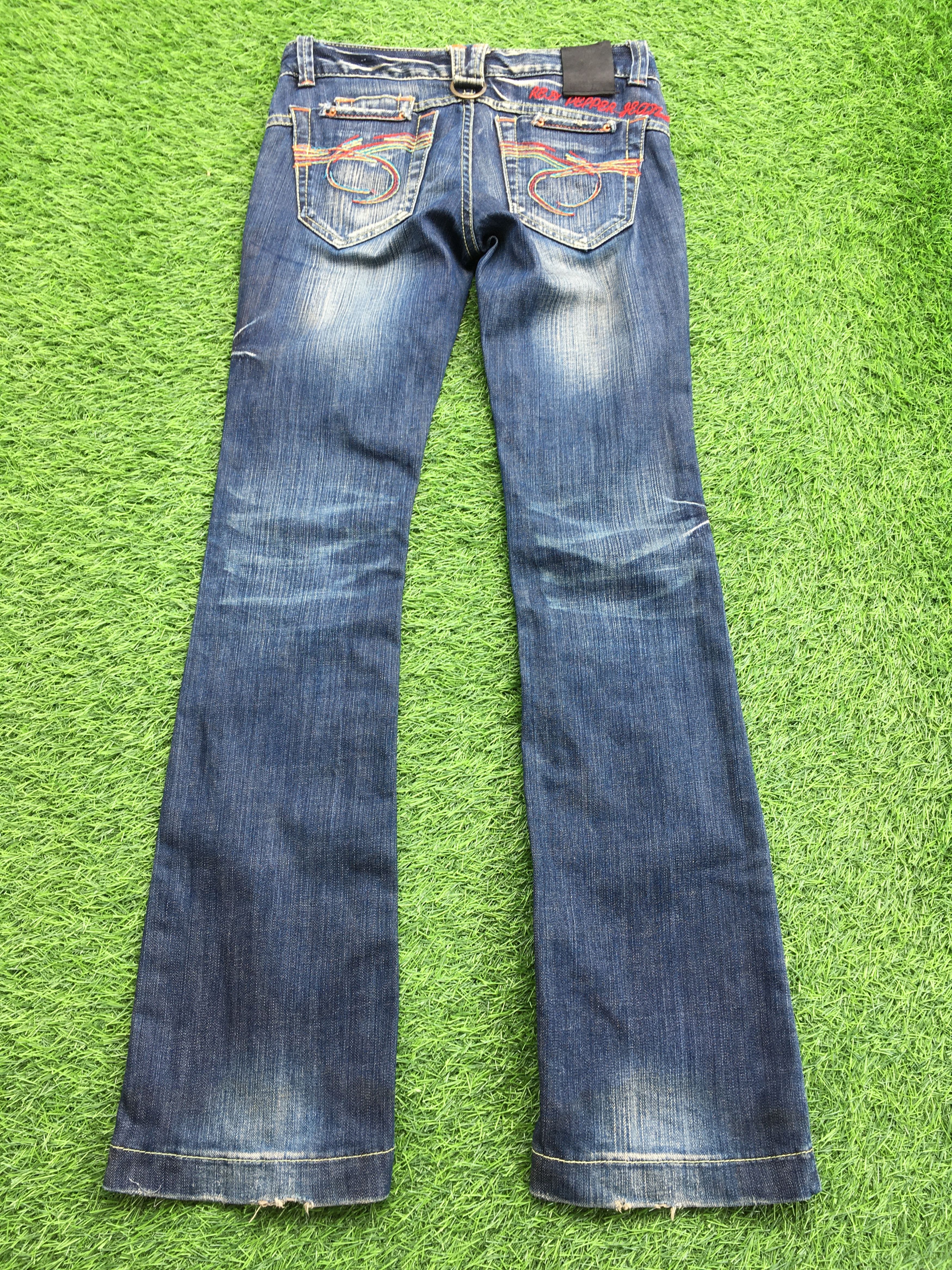 Japanese Brand Japanese Embroidered Bootcut Denim Jeans D-1194 Size 26" / US 2 / IT 38 - 2 Thumbnail