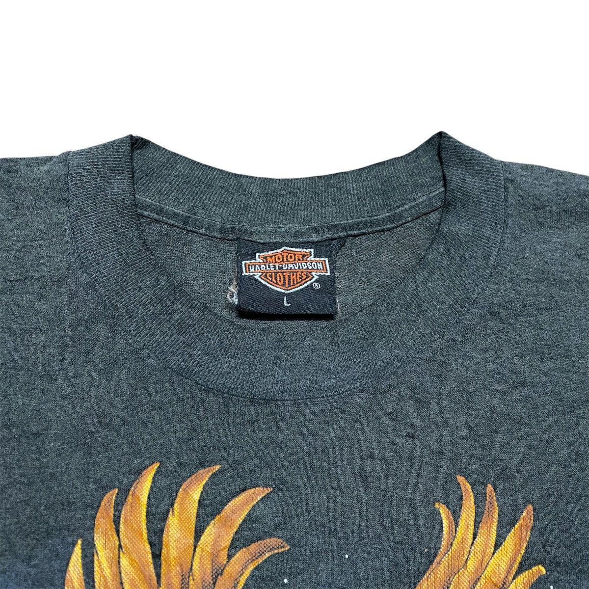 Harley Davidson Rare‼️🔥Vintage 3D Emblem Harley Davidson Eagle Engine T-Shirt Size US M / EU 48-50 / 2 - 4 Thumbnail