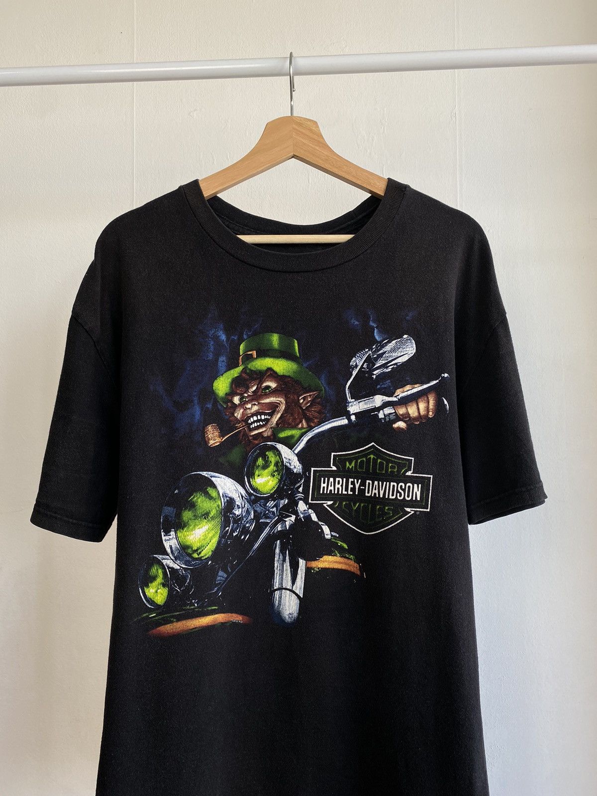Harley Davidson × Vintage Harley Davidson St Patrick tee Size US XL / EU 56 / 4 - 2 Thumbnail