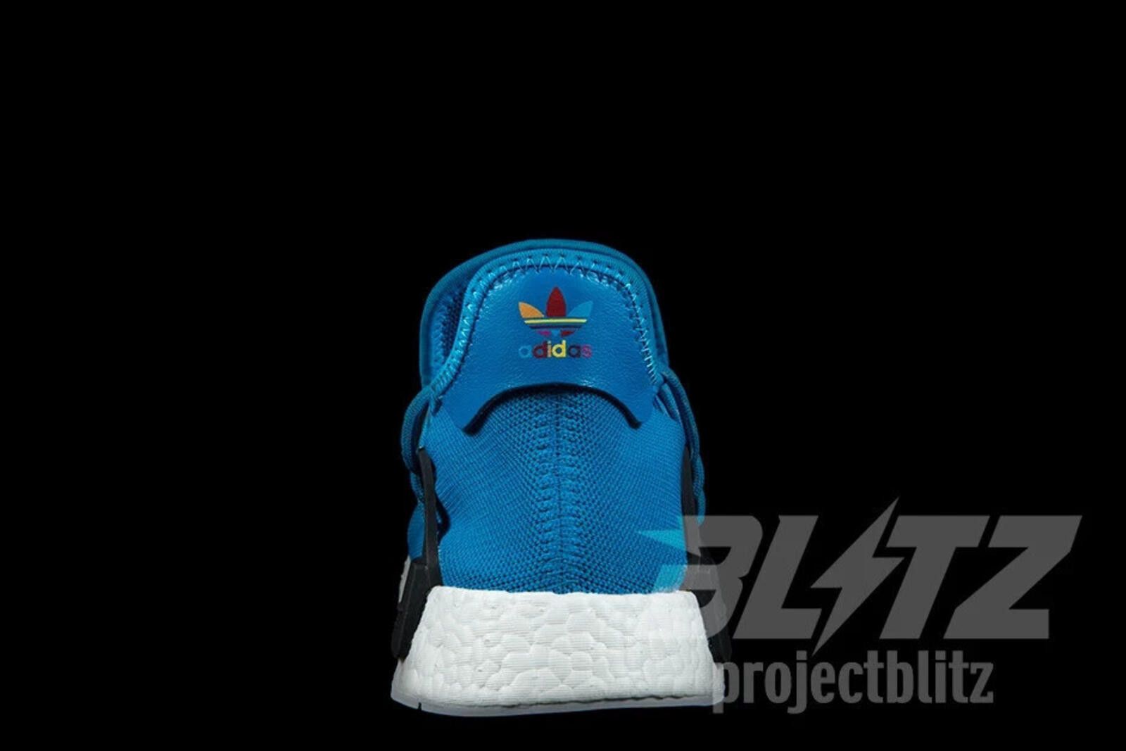 Adidas 2016 adidas NMD HU PHARELL HUMAN BEING SHARP BLUE BB0618 US6 Size US 6 / EU 39 - 3 Thumbnail