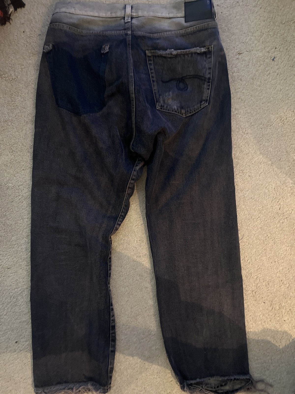 R13 R13 Crossover Jean in Faded Black sz 33 Size US 33 - 2 Thumbnail