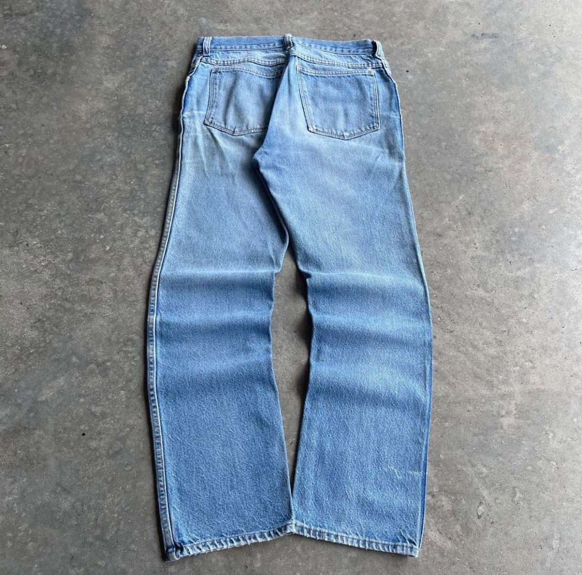Vintage Faded distressed slim jeans Size US 30 / EU 46 - 2 Thumbnail