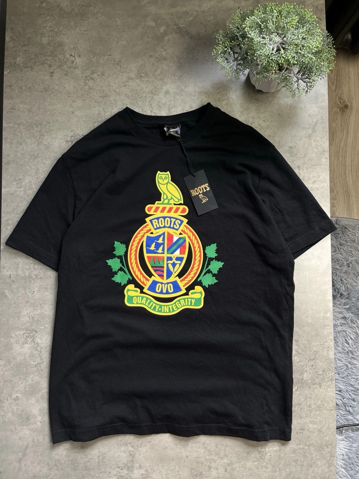 October's Very Own × Roots OVO October's Very Own x Roots Owl Tee Size US L / EU 52-54 / 3 - 1 Thumbnail