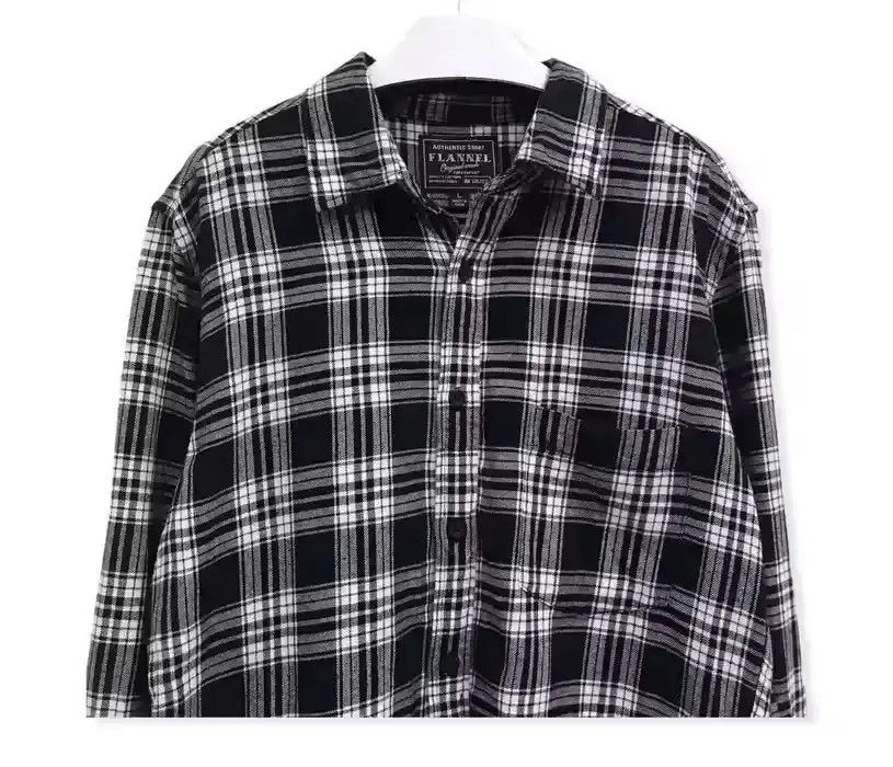 Flannel Japanese Brand Uniqlo Plaid Tartan Flannel Shirt Size US L / EU 52-54 / 3 - 2 Thumbnail