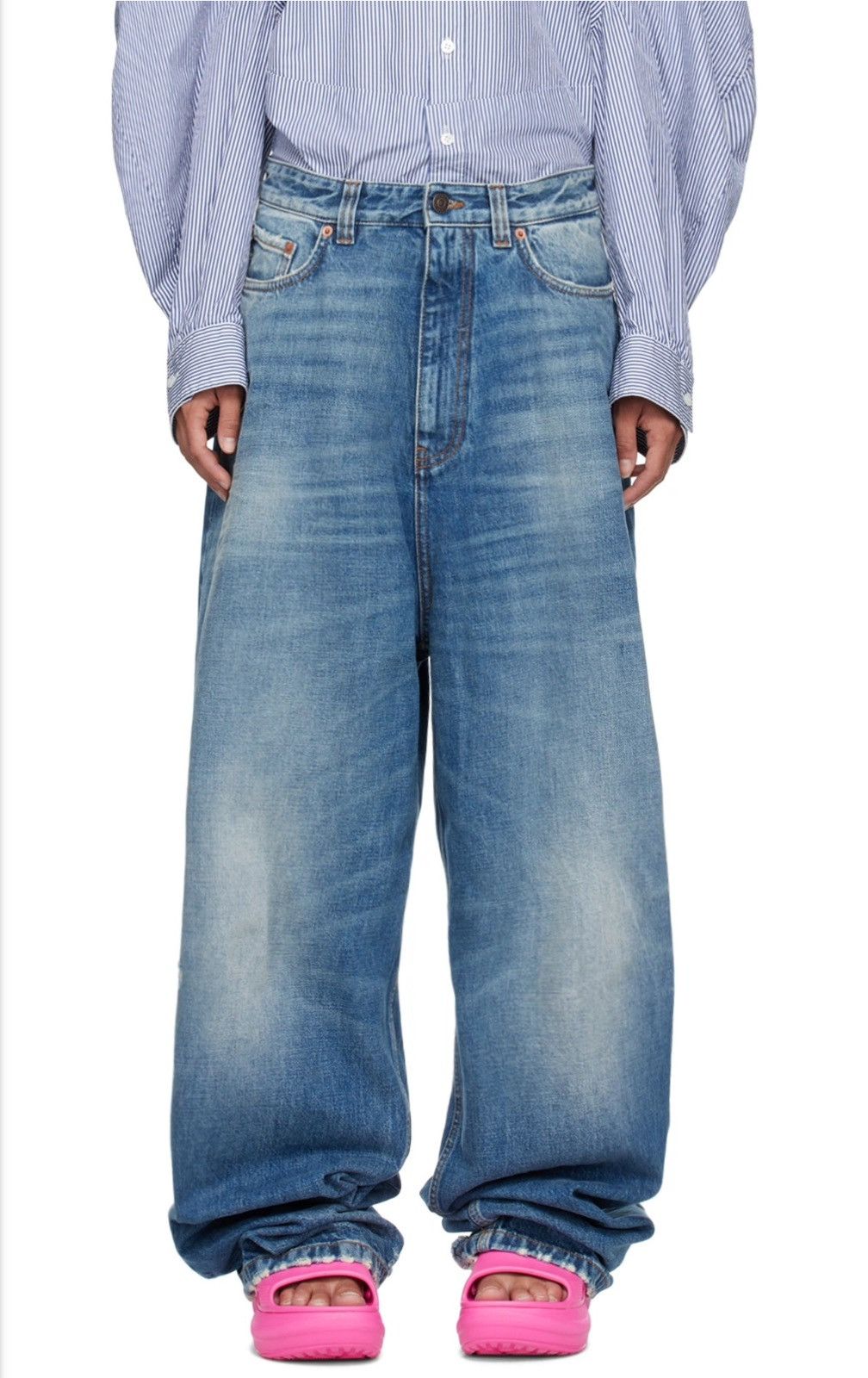 Balenciaga Balenciaga Pull-Up Denim Fall 22 Size US 34 / EU 50 - 1 Thumbnail