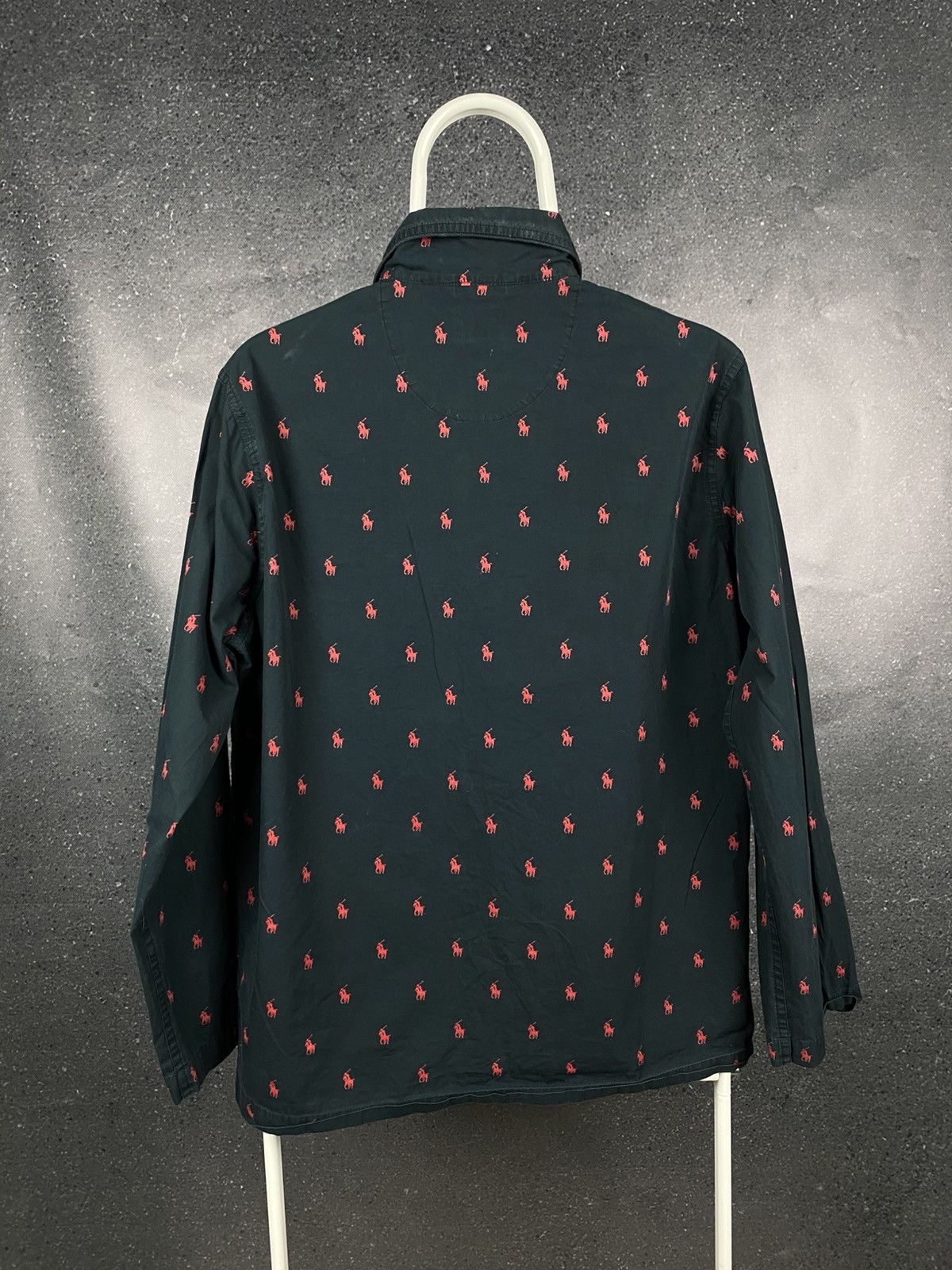 Polo Ralph Lauren Vintage Polo Ralph Lauren Monogrammed Shirt Long Sleeve Size US S / EU 44-46 / 1 - 6 Thumbnail