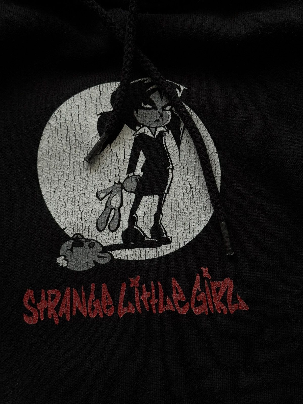 Band Tees Strange Little Girl 2000s vintage Y2K gothic emo hoodie Size US XL / EU 56 / 4 - 3 Thumbnail