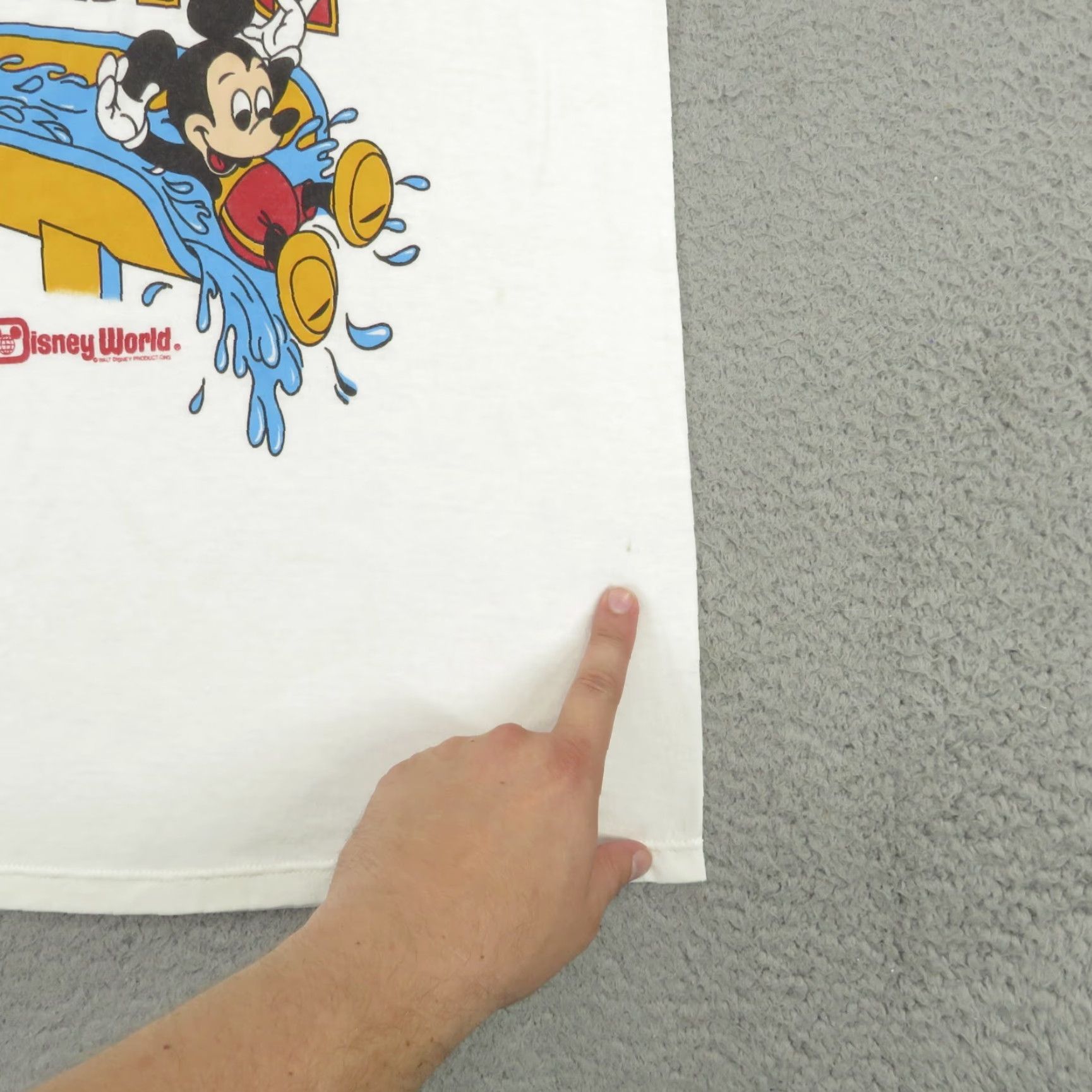 Disney VINTAGE Disney Shirt Mens XL 80s Made in USA 50/50 Single Stitch River Country T Size US XL / EU 56 / 4 - 5 Thumbnail
