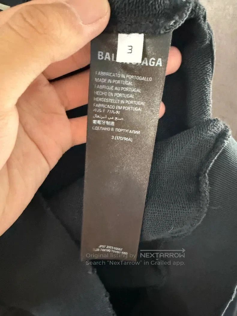 Balenciaga Balenciaga Tape Hoodie Size 3. Size US L / EU 52-54 / 3 - 4 Thumbnail