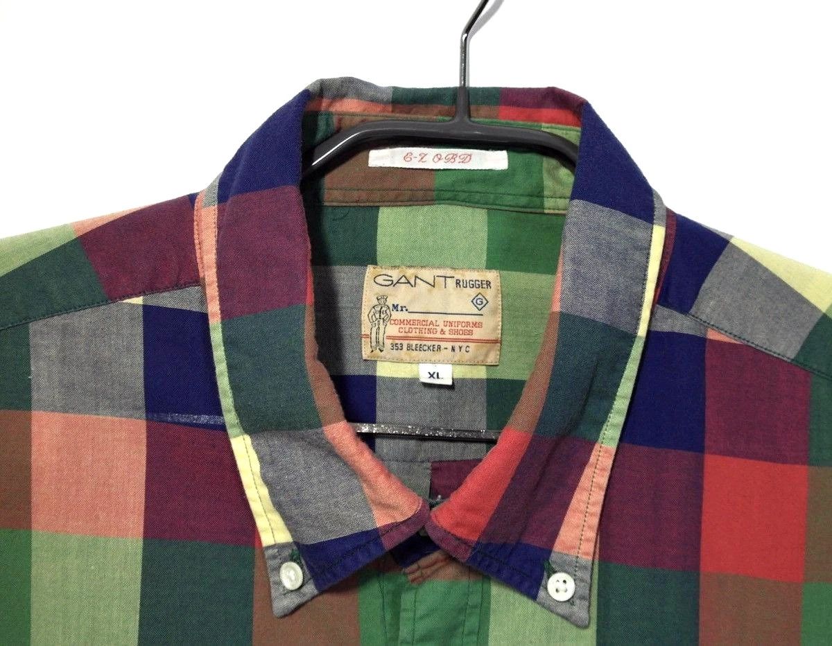 Gant Rugger Gant Rugger Multi Check Button Down Shirt Men's Size XL Size US XL / EU 56 / 4 - 6 Thumbnail