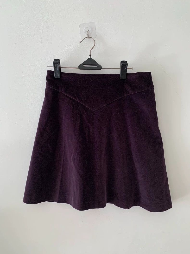 Vivienne Westwood Vivienne Westwood Purple Velvet Skirt - dmc Size US 26 / EU 42 - 1 Thumbnail