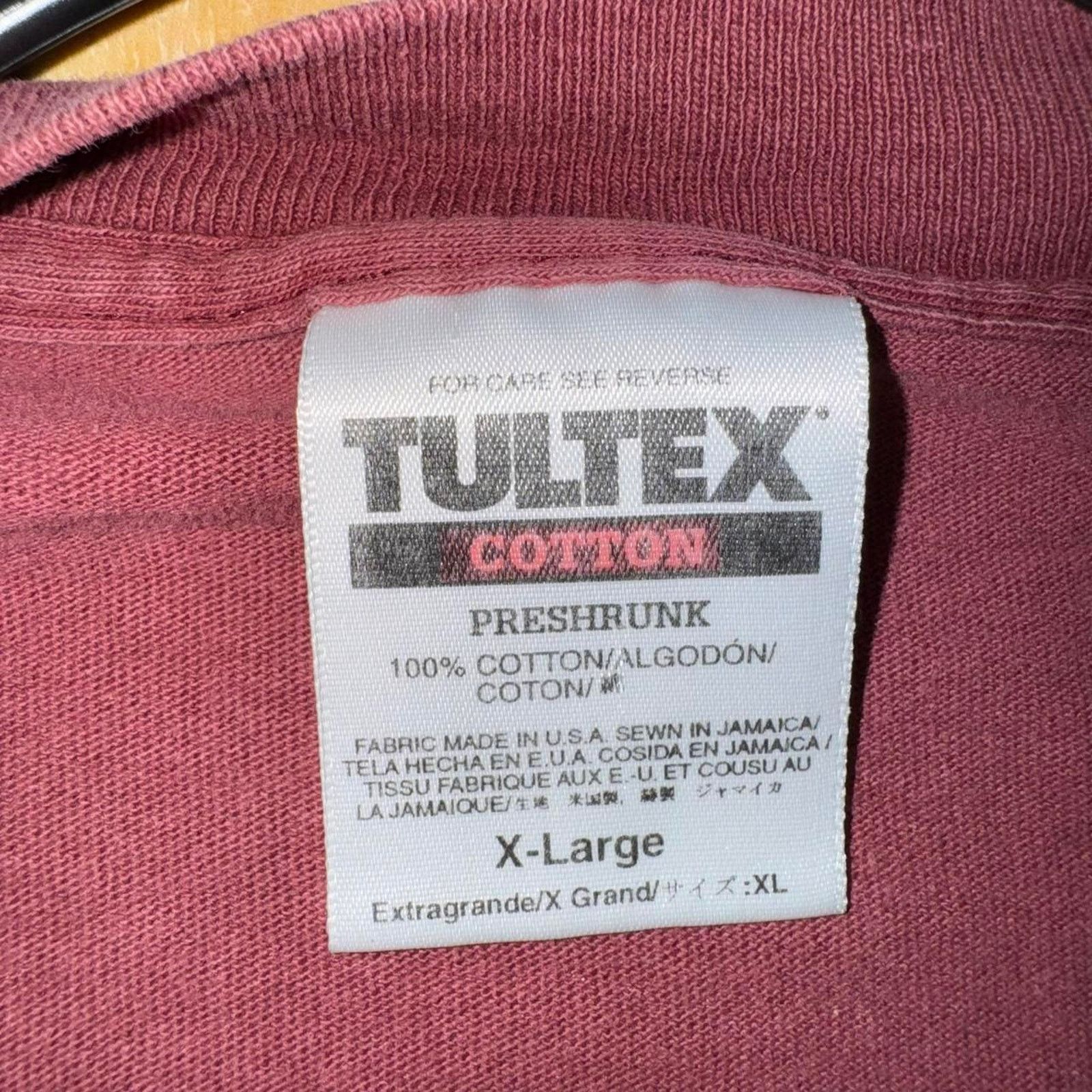 Tultex Vintage 1990s eagle faded distressed t-shirt Size US XL / EU 56 / 4 - 4 Thumbnail