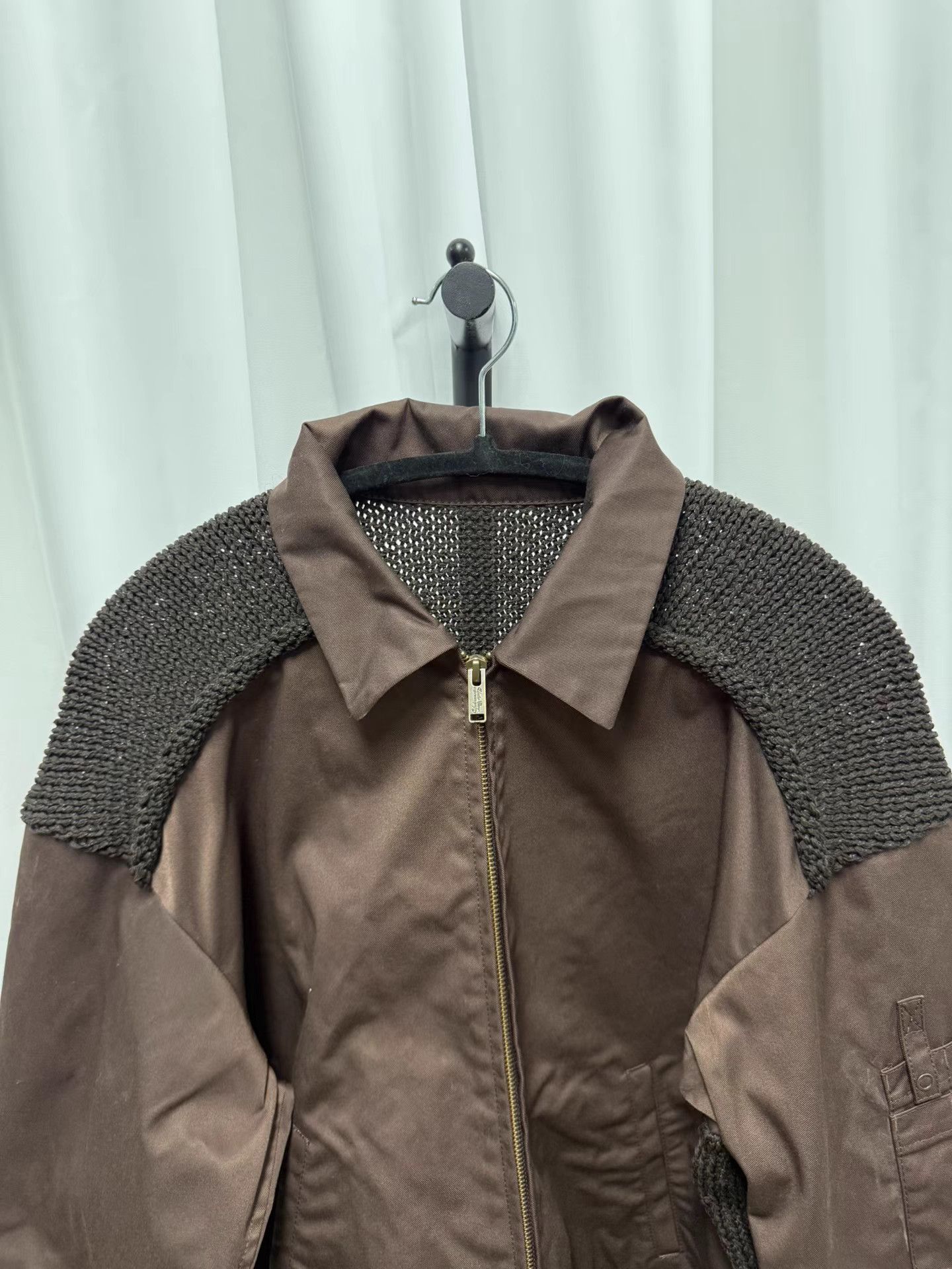 Undercover UNDERCOVER Knit & Nylon Paneled Jacket K20 Size US M / EU 48-50 / 2 - 3 Thumbnail