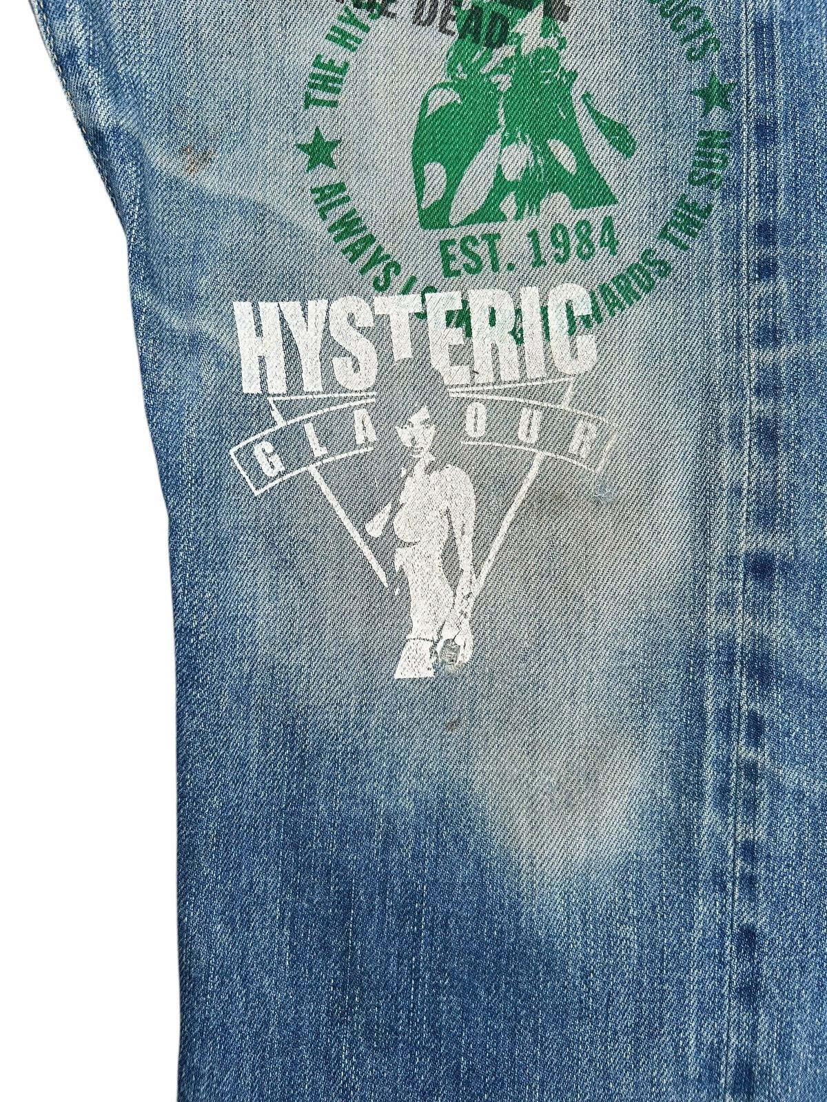 Hysteric Glamour Hysteric Glamour Selvedge studded Distressed Denim Jeans ☠️🎌 Size US 32 / EU 48 - 7 Thumbnail
