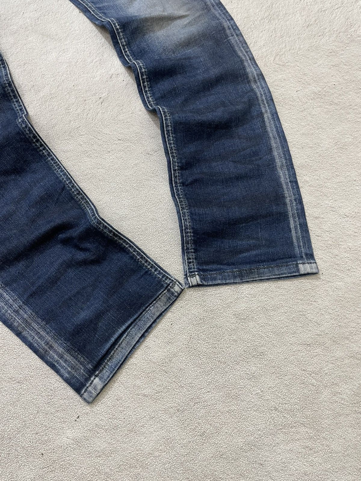 Kapital 2000s Diesel Belther Ripped Denim faded Y2K Ifsix LGB number Size US 30 / EU 46 - 3 Thumbnail