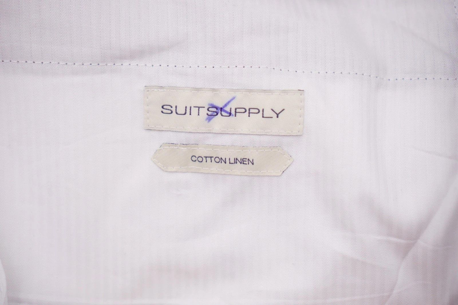 Suitsupply Men Suitsupply Trousers Navy Blue Viga ZC Cotton Linen US38 Size 38R - 6 Thumbnail