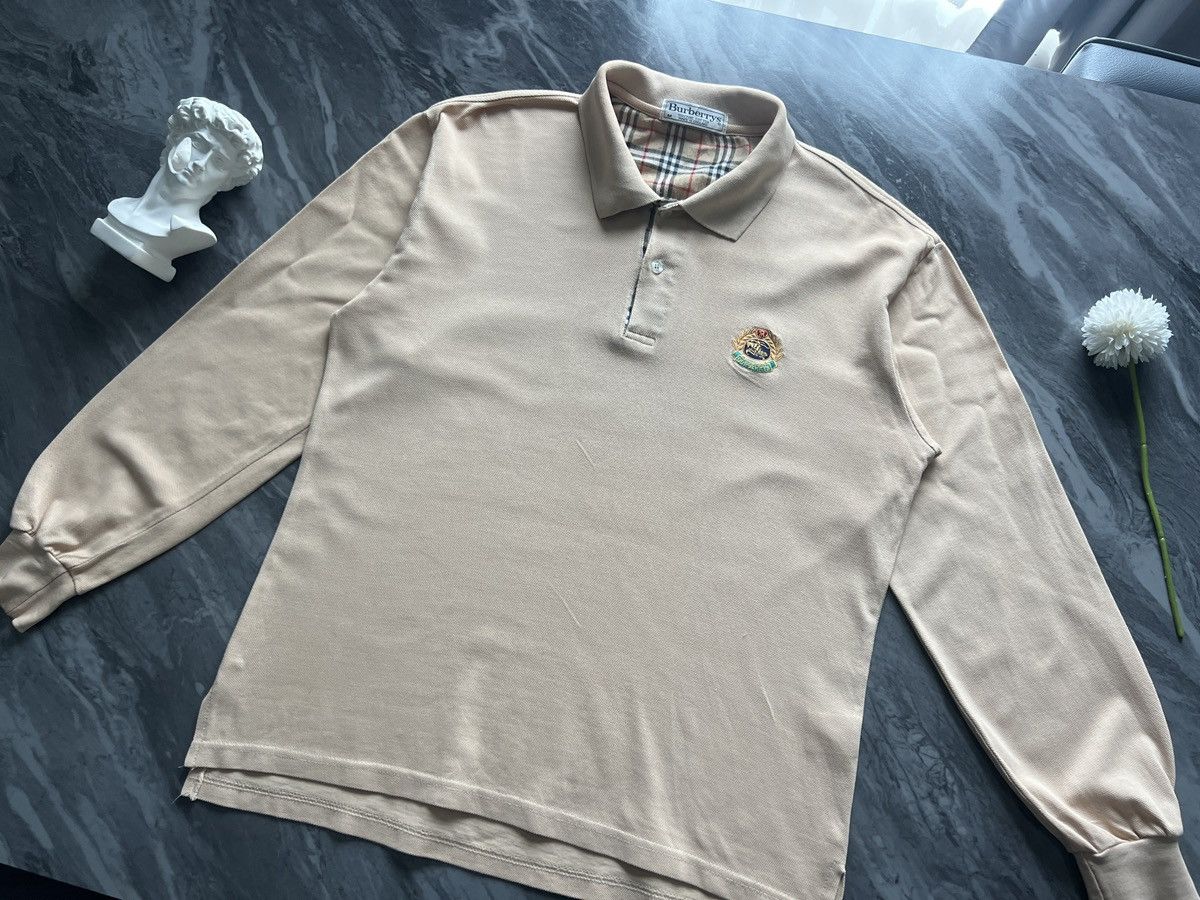 Burberry Burberry : Long Sleeve England Embroidered Logo Size US M / EU 48-50 / 2 - 1 Thumbnail