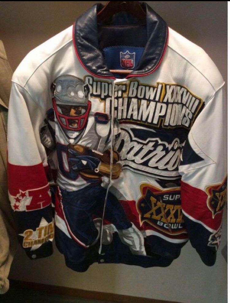 Jeff Hamilton Jeff Hamilton nfl super bowl patriots brady Jacket Reebok Size US XL / EU 56 / 4 - 1 Thumbnail