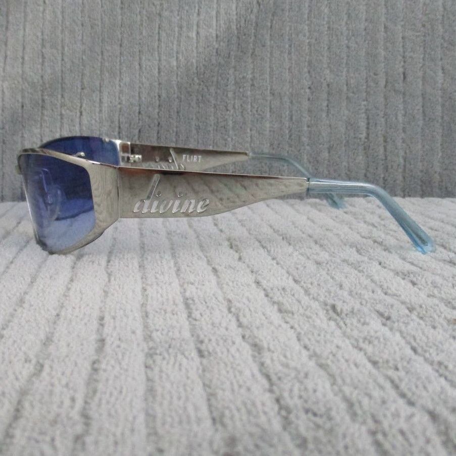 Other New Divine Eyewear Flirt Chrome/Blue Gradient Sunglasses Size ONE SIZE - 3 Thumbnail