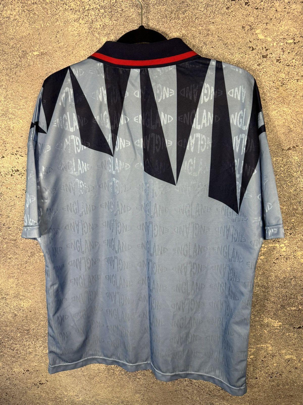Vintage 90’s England National Team 1994 Score Draw Soccer Jersey Size US L / EU 52-54 / 3 - 12 Thumbnail