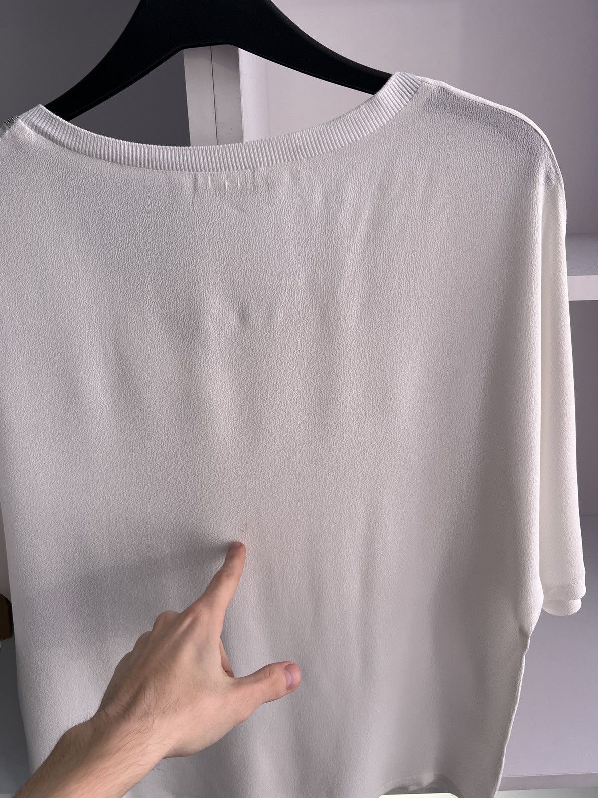 Designer × Fabiana Filippi × Vintage Vintage Fabiana Filippi White Designer White Blouse Size XS / US 0-2 / IT 36-38 - 11 Thumbnail