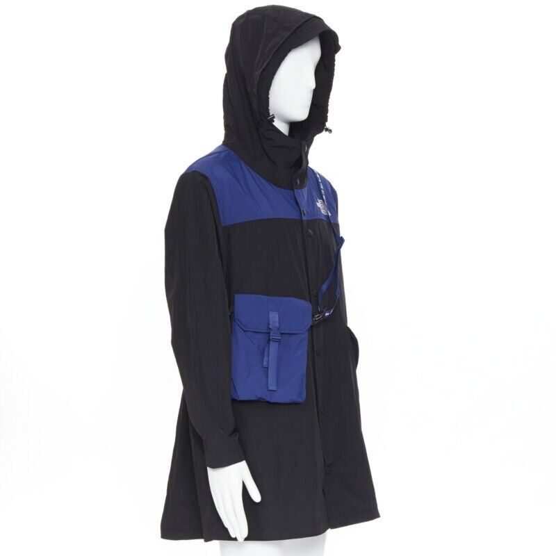The North Face new THE NORTH FACE KAZUKI KARAISHI Black Flag Blue Bravo 2 long raincoat L / XL Size US L / EU 52-54 / 3 - 1 Thumbnail