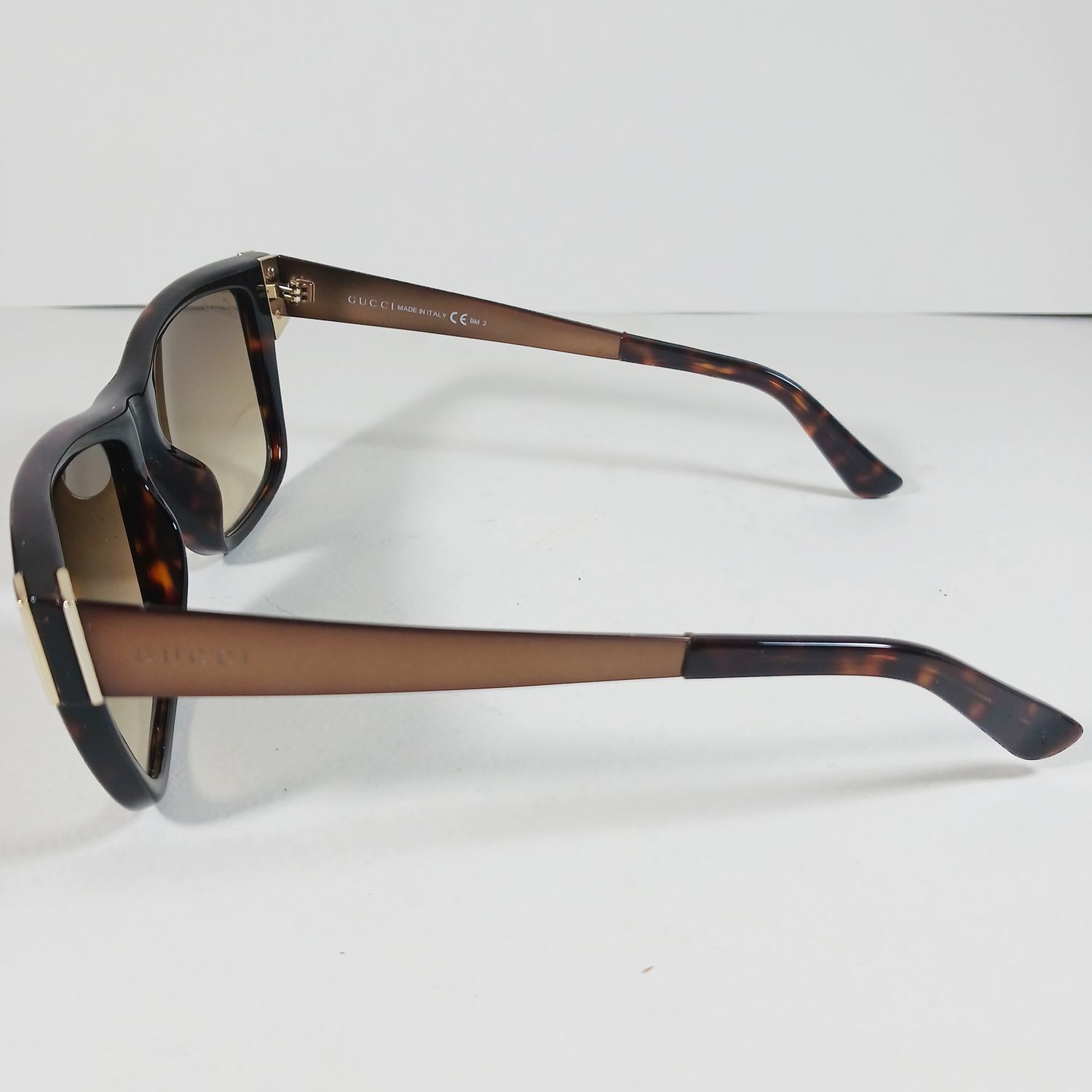 Gucci Gucci GG 3718/S Tortoise Metal Gradient Sunglasses Italy Size ONE SIZE - 7 Thumbnail