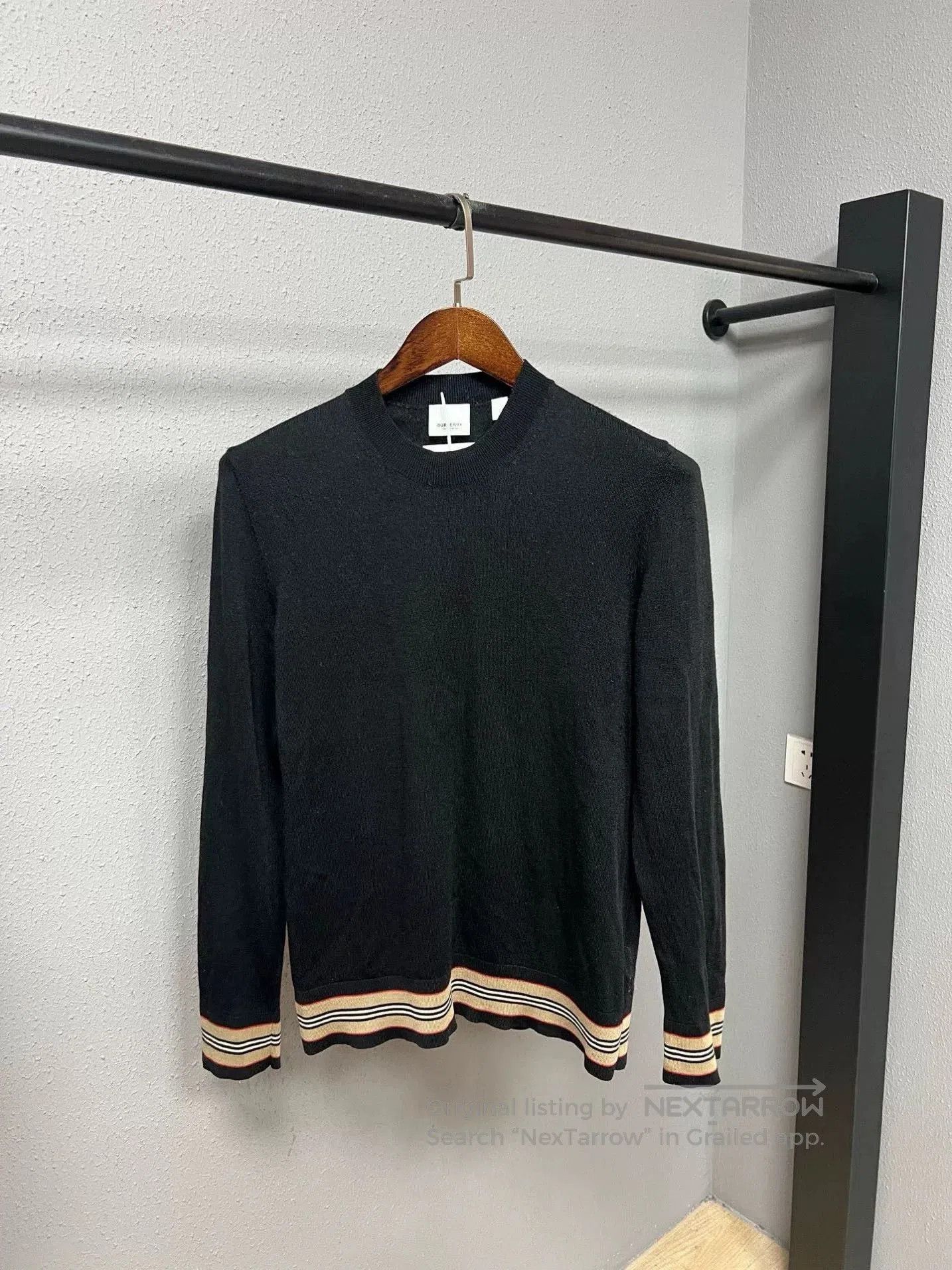 Burberry burberry striped wool knit sweater. Size US L / EU 52-54 / 3 - 1 Thumbnail