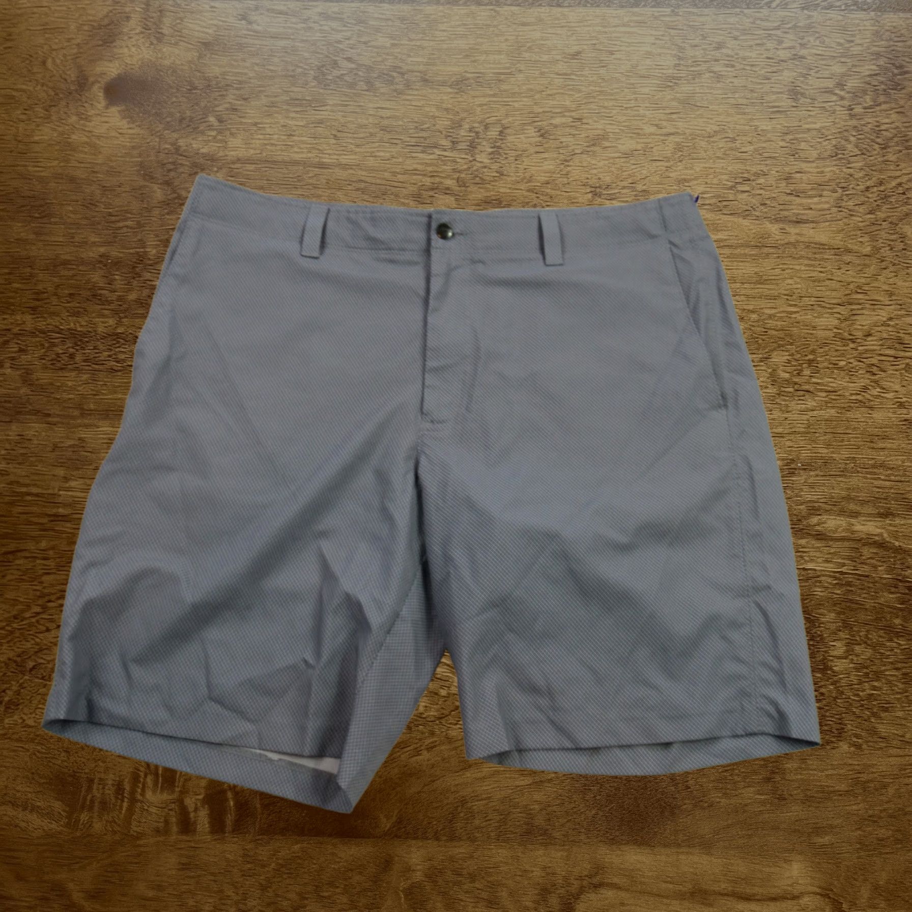Callaway Shorts Mens 38 Gray Lightweight Outdoors Casual Pockets Button Diamonds, Men's