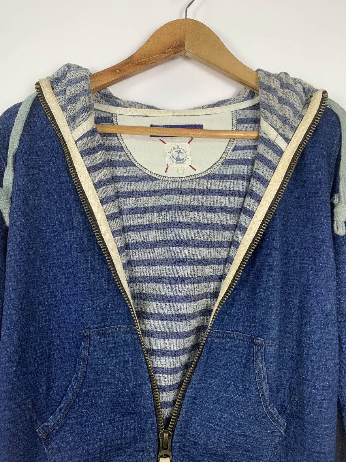 Indigo Vintage Indigo Hoddies Size US S / EU 44-46 / 1 - 13 Thumbnail