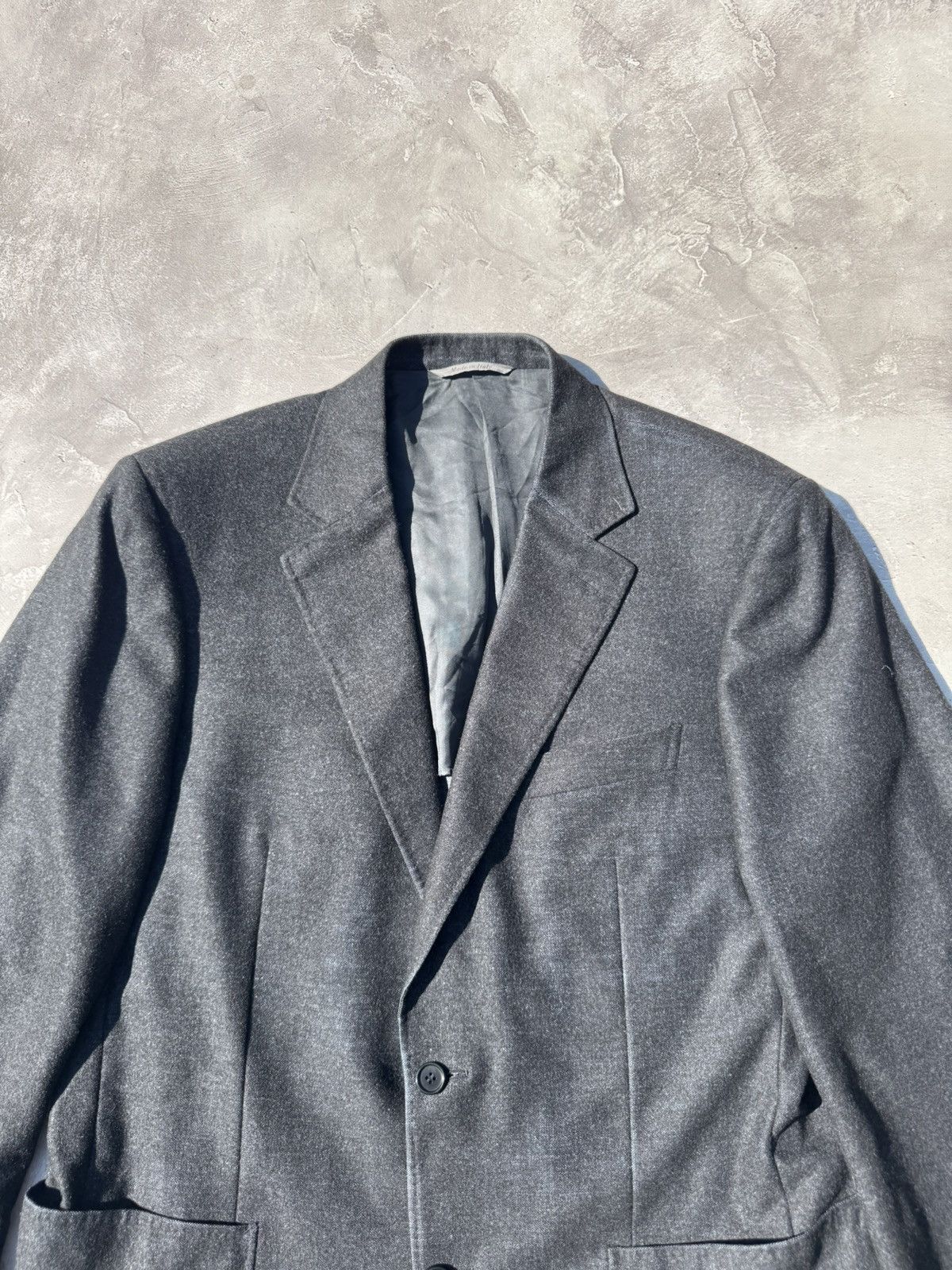 Canali Vintage Canali Black Wool Blazer size 52R Size 52R - 6 Thumbnail