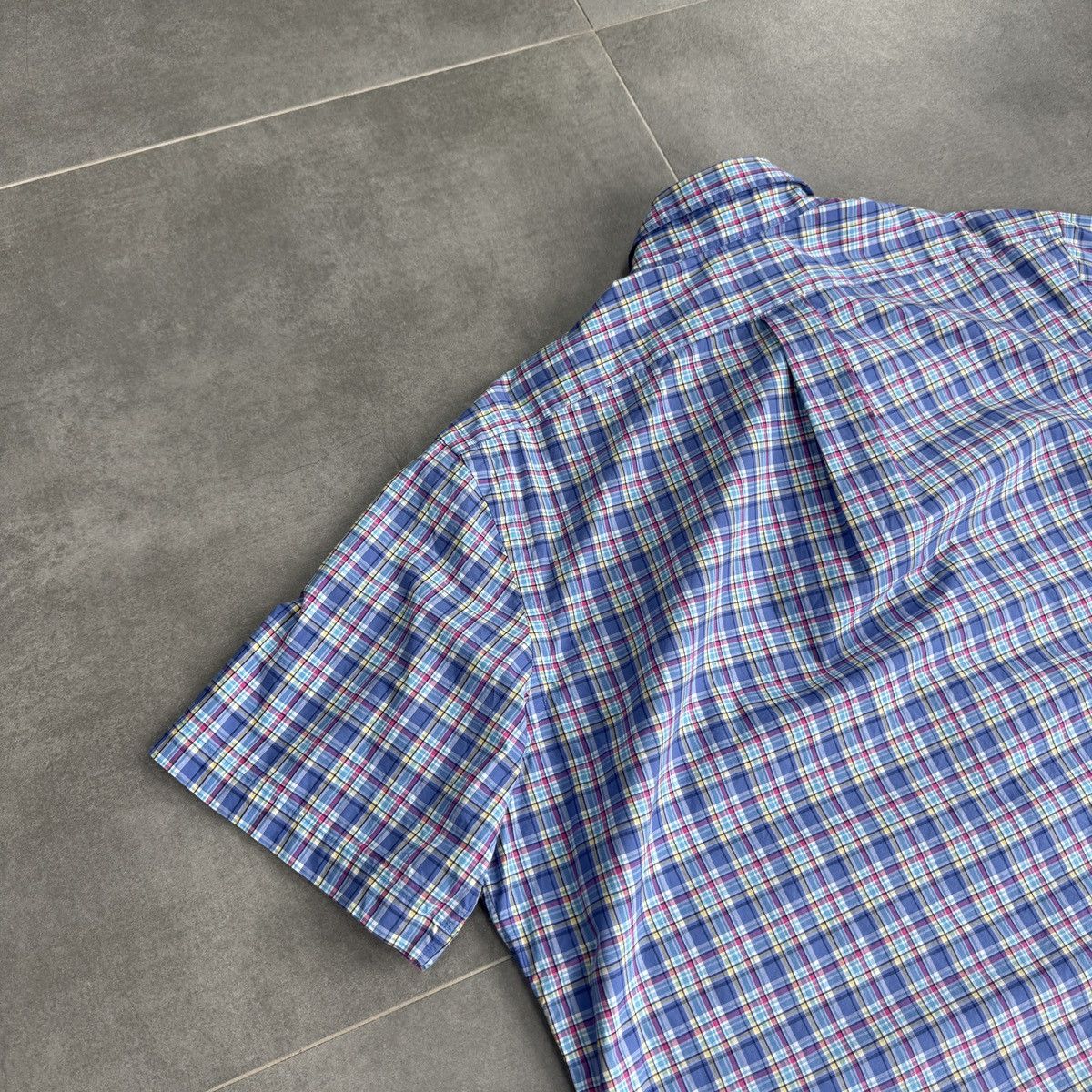 Polo Ralph Lauren × Vintage Polo Ralph Lauren PRL Checked Button Shirt Short Sleeve Size US XL / EU 56 / 4 - 15 Thumbnail