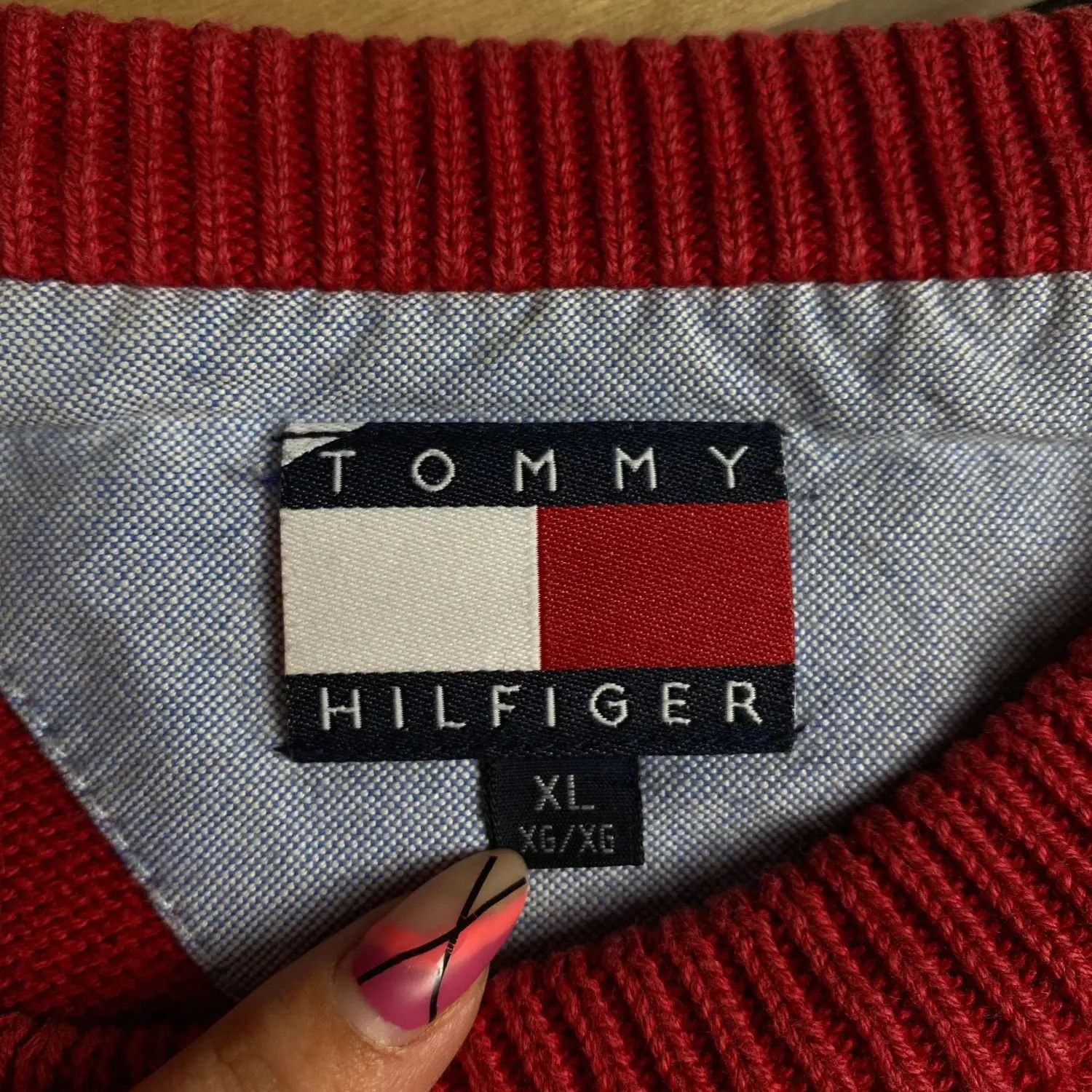 Tommy Hilfiger Mens Sweater Tommy Hilfiger Vintage Size XL Size US XL / EU 56 / 4 - 4 Thumbnail