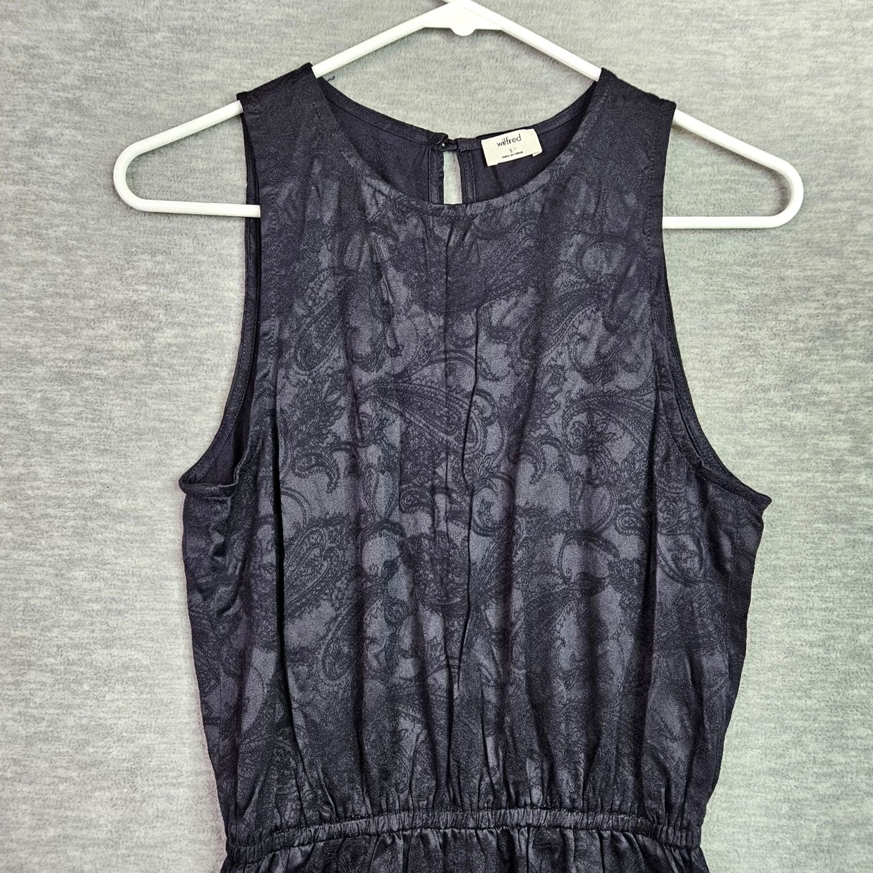 Aritzia Aritzia Romper Shirt Black Sleeveless Elastic Waist Size S Women Vintage No Size 28" / US 6 / IT 42 - 3 Thumbnail