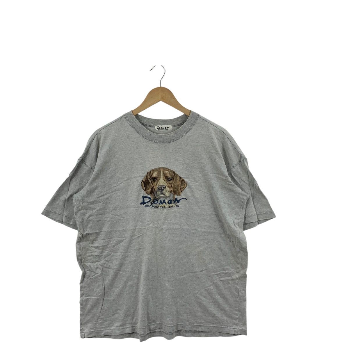 Vintage Vintage 90s DOMON JAPAN COLLECTION Beagle Dog Tee Shirt Top Size US XL / EU 56 / 4 - 4 Thumbnail