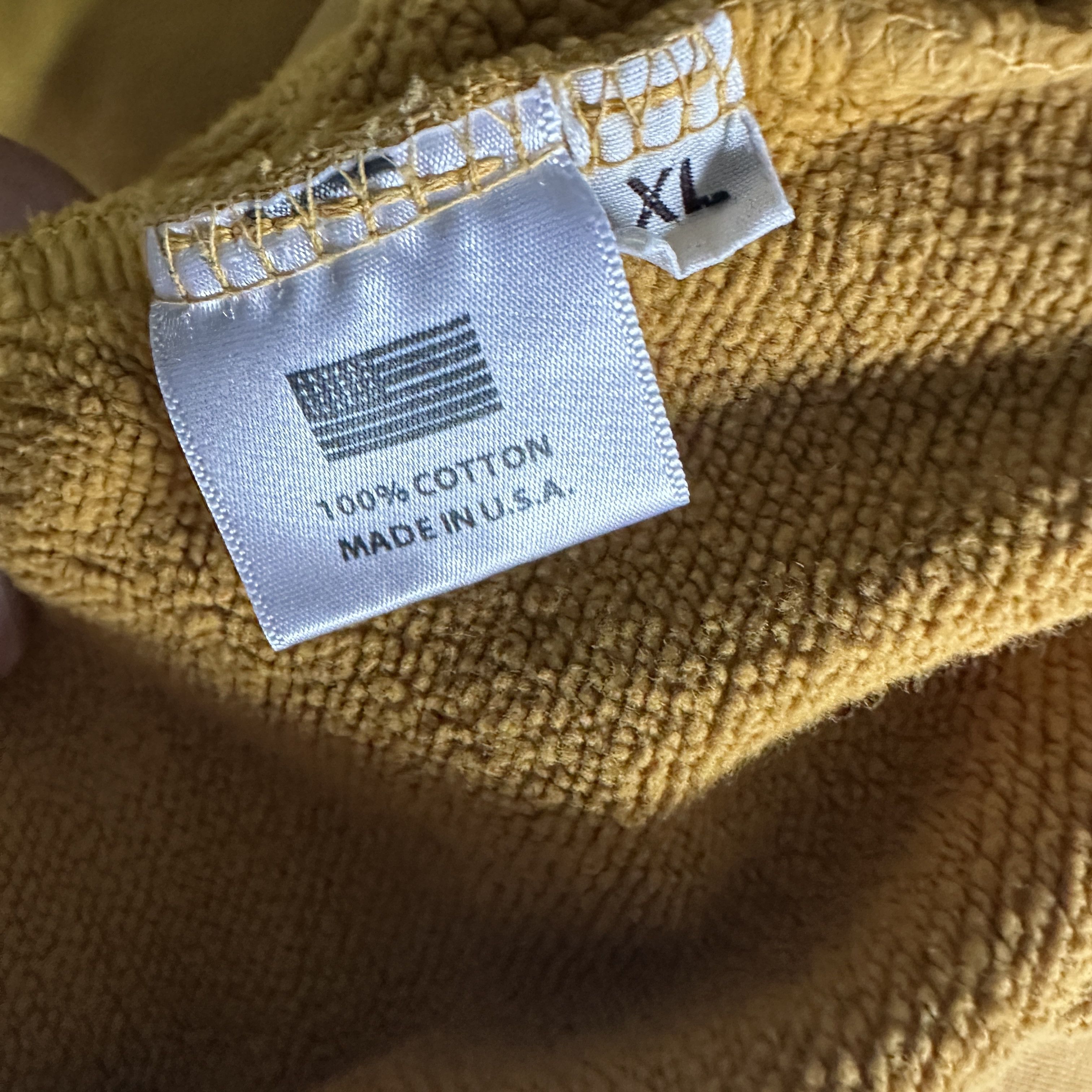 Jam Jam By Sam Jayne Perfect Hoodie Mens XL Yellow Mustard Size US XL / EU 56 / 4 - 9 Thumbnail