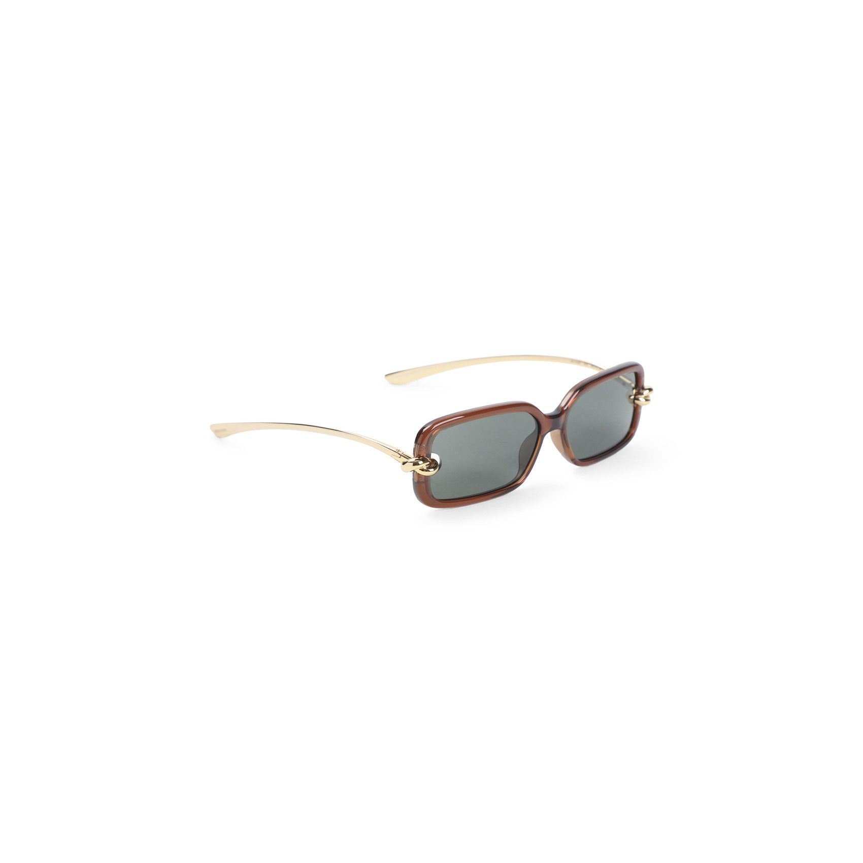 Bottega Veneta Bottega Veneta Knot Rectangular Sunglasses Size ONE SIZE - 1 Thumbnail