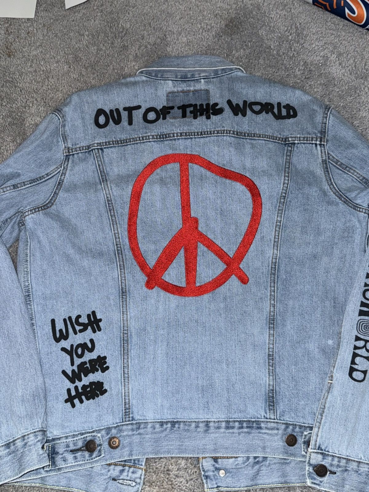 Levi's Travis Scott, Astroworld Denim Jacket Size US L / EU 52-54 / 3 - 2 Thumbnail