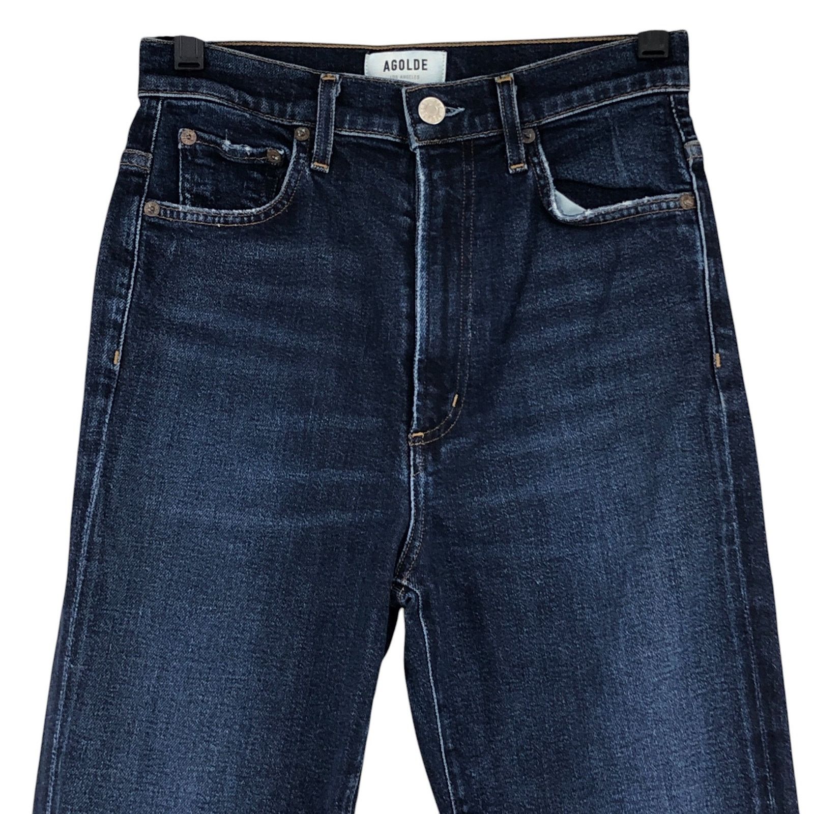 Agolde AGoldE Size 25 Jeans Pinch Waist Skinny Leg Dark Wash USA Size 27" / US 4 / IT 40 - 2 Thumbnail