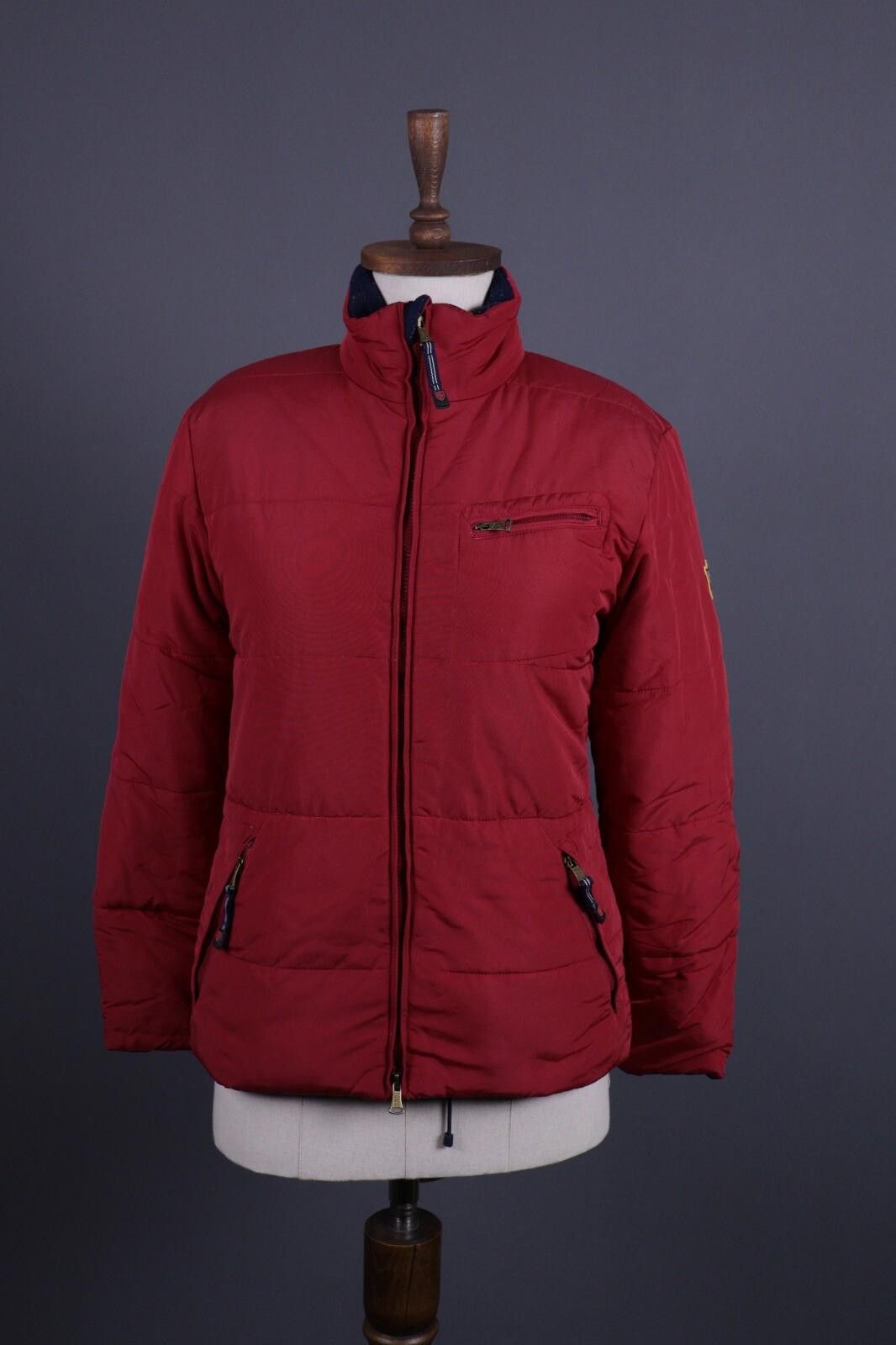 Polo Ralph Lauren Women's Ralph Lauren Red Zip Padded Jacket Size M Size M / US 6-8 / IT 42-44 - 1 Thumbnail