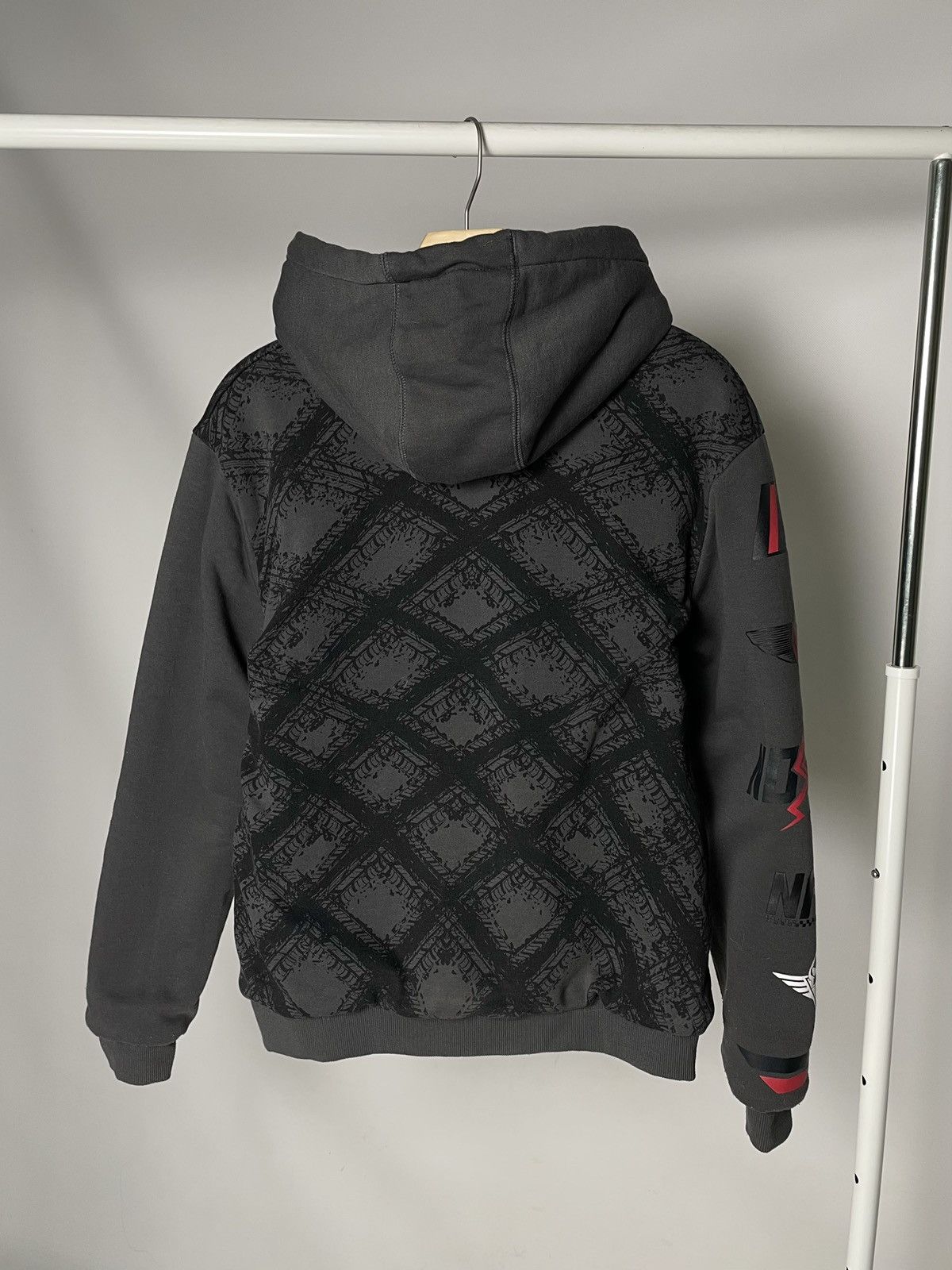 No Fear No Fear 💀 Fur Zip-up Motocycle Racing Hoodie Hooded Jacket Size US M / EU 48-50 / 2 - 9 Thumbnail