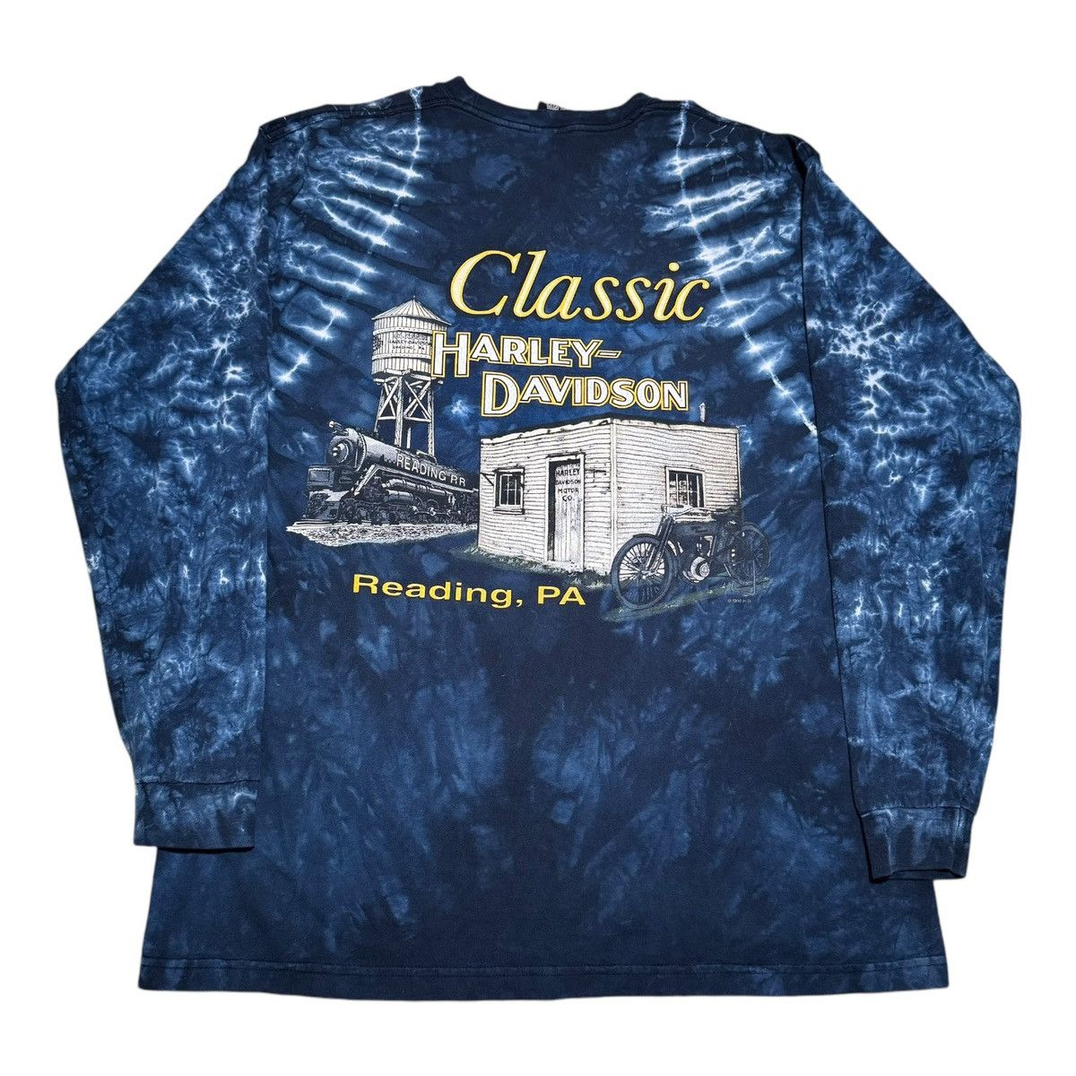 Harley Davidson × Vintage Vintage 2001 Harley Davidson Long Sleeve Shirt Adult Medium Size US M / EU 48-50 / 2 - 4 Thumbnail